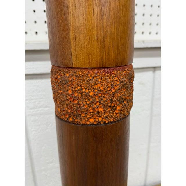Mid-Century Modern Walnut Table Lamp - Image 4