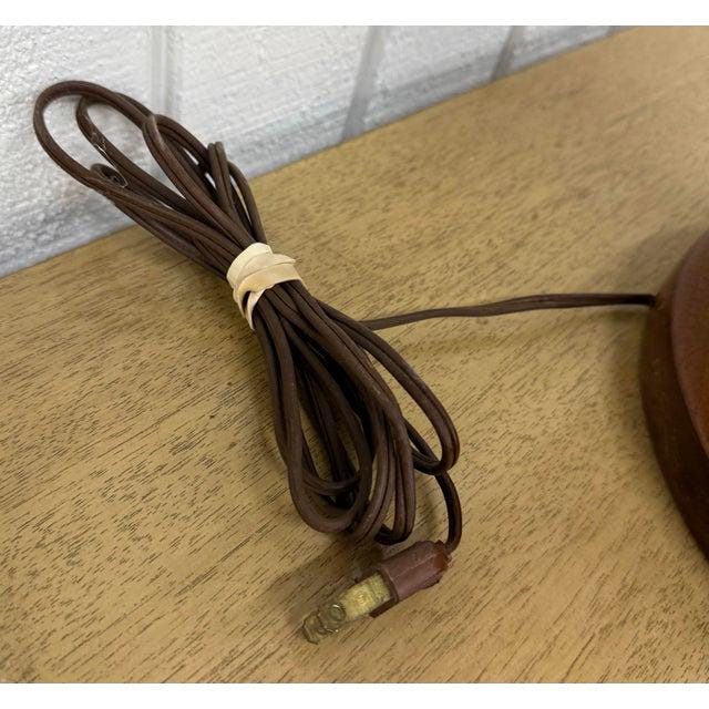 Mid-Century Modern Walnut Table Lamp - Image 6