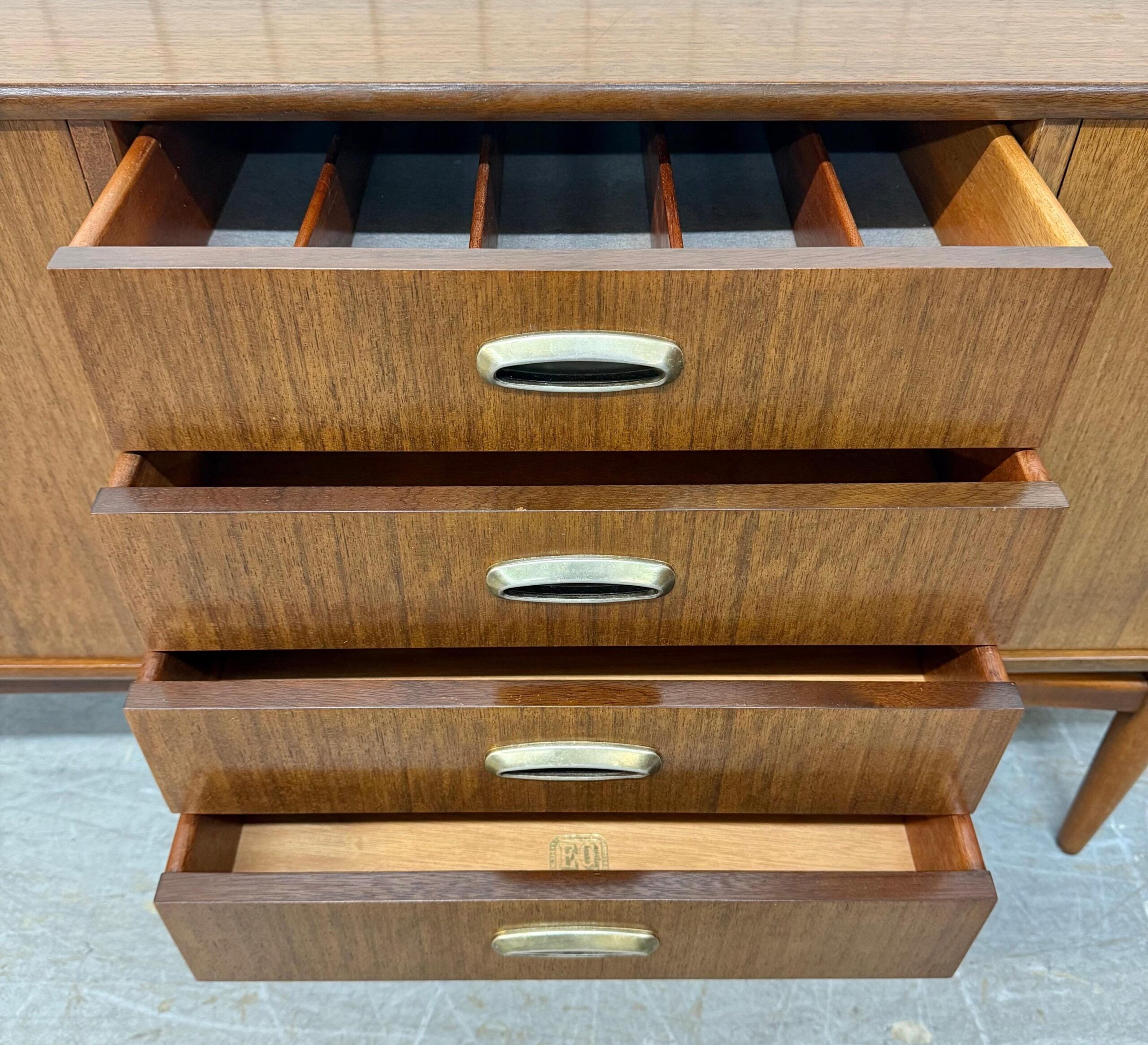 Mid-Century Modern G-Plan Walnut Sideboard - Image 7