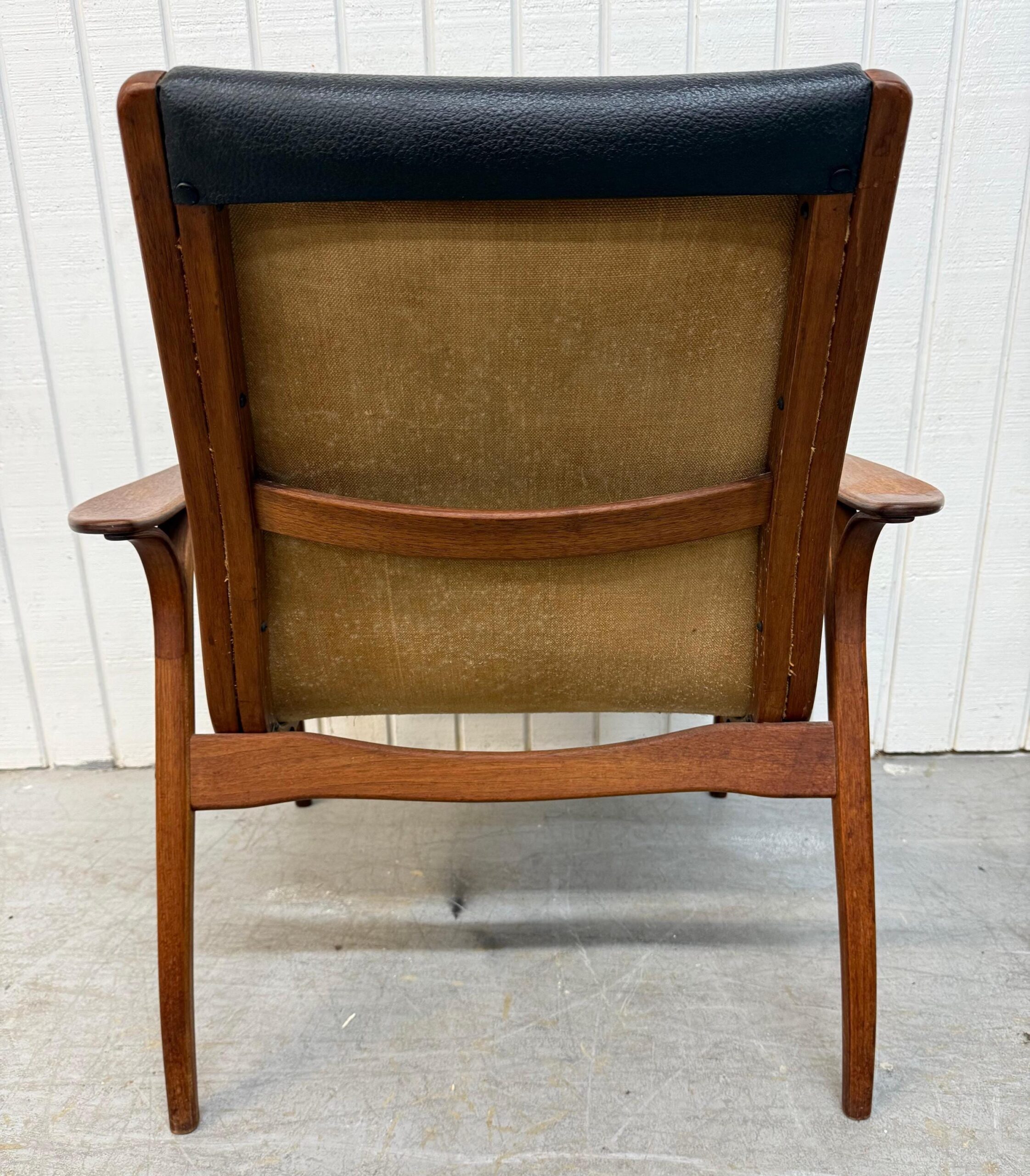 Mid-Century Swedish Modern Lamino Walnut Lounge Chairs - Set of 2 - Image 7