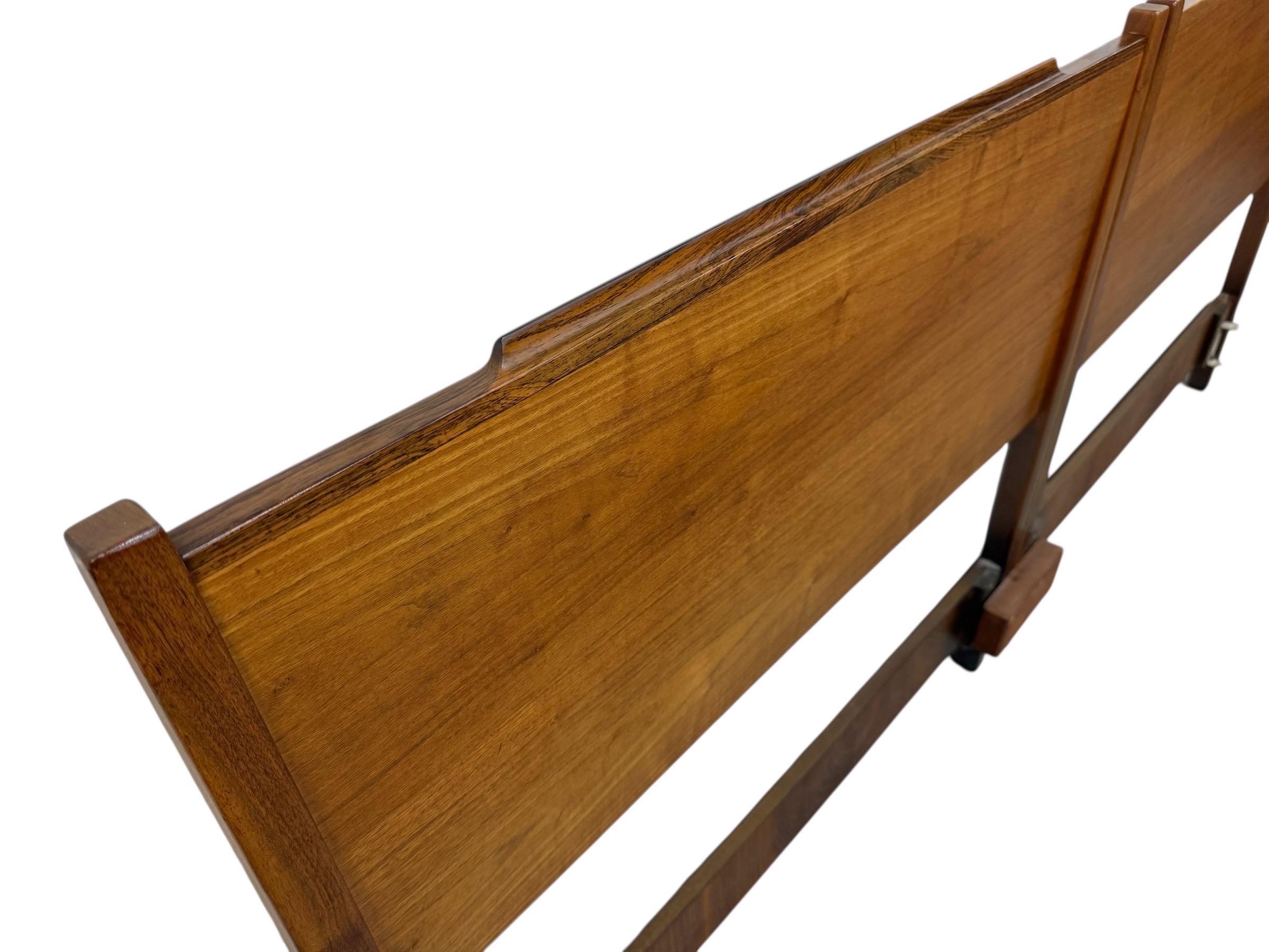 Mid-Century Modern Drexel Declaration Walnut King Size Headboard - Image 4