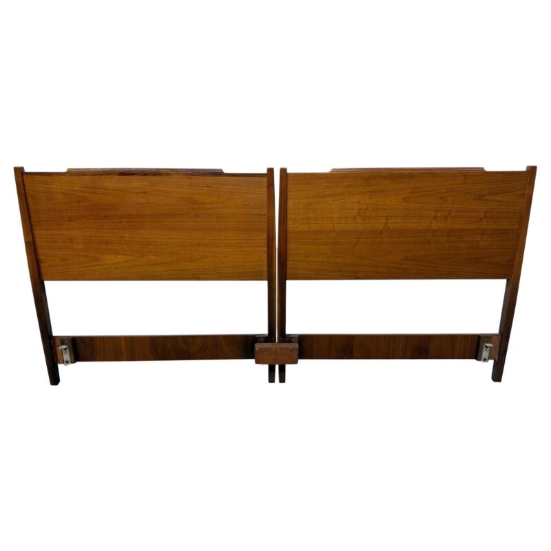 Mid-Century Modern Drexel Declaration Walnut King Size Headboard