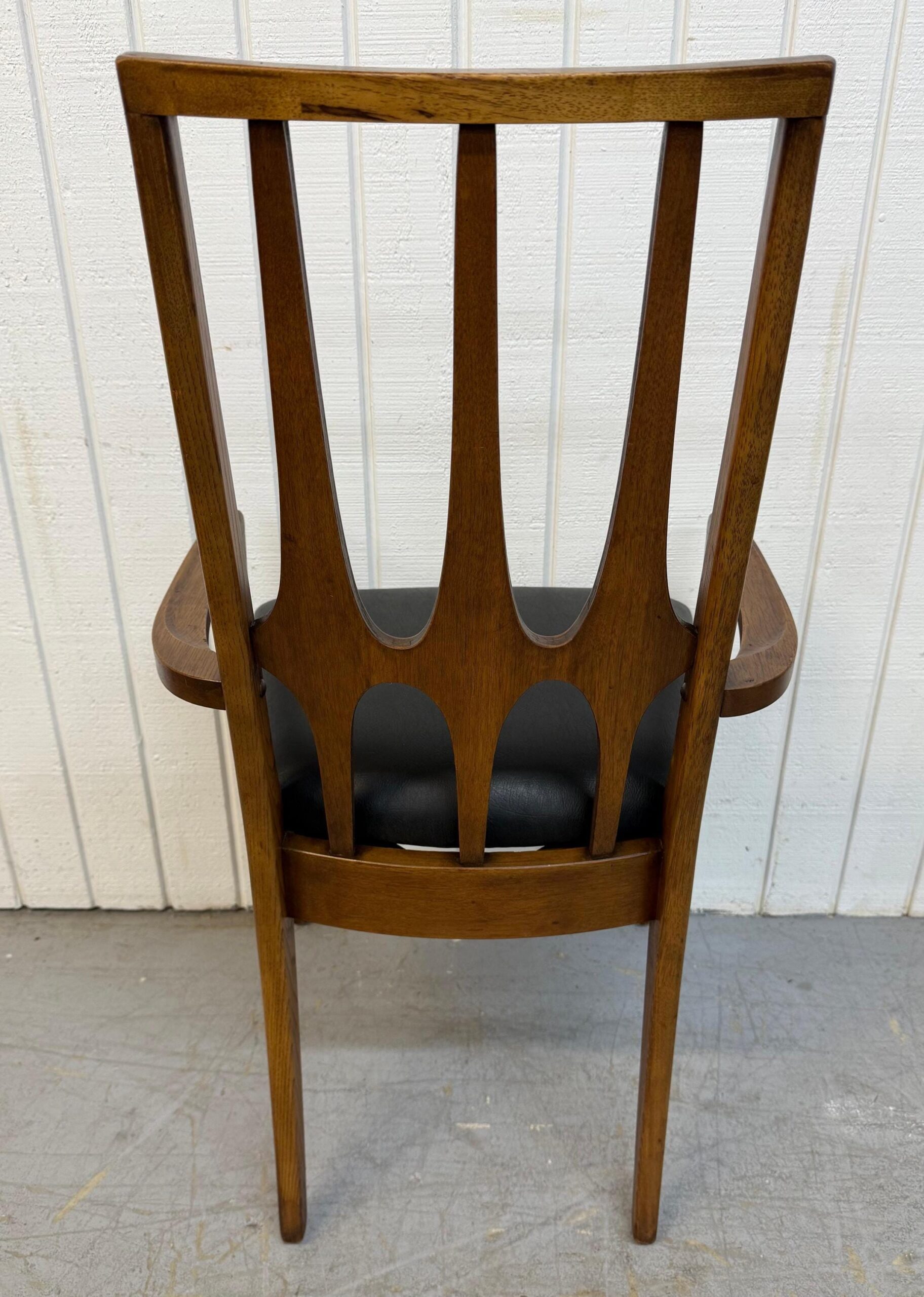 Mid-Century Modern Broyhill Brasilia Walnut Dining Chairs - Set of 6 - Image 6