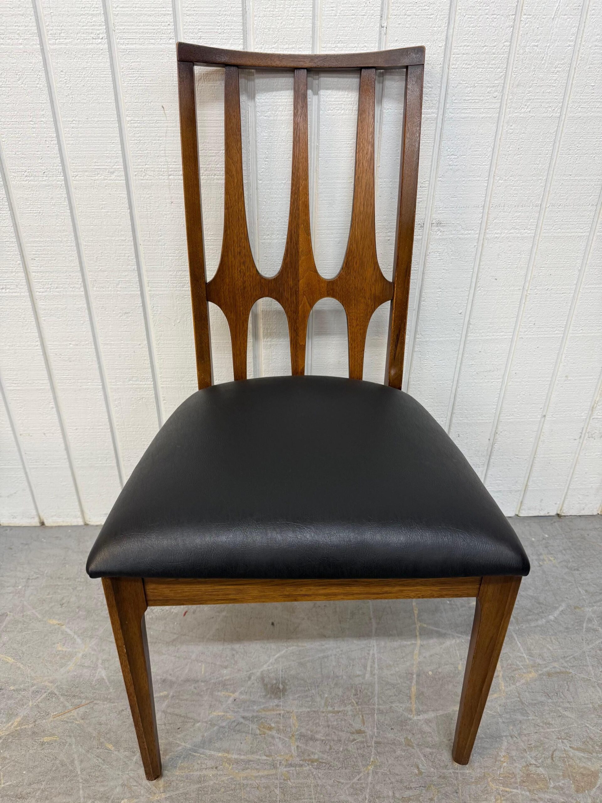 Mid-Century Modern Broyhill Brasilia Walnut Dining Chairs - Set of 6 - Image 7