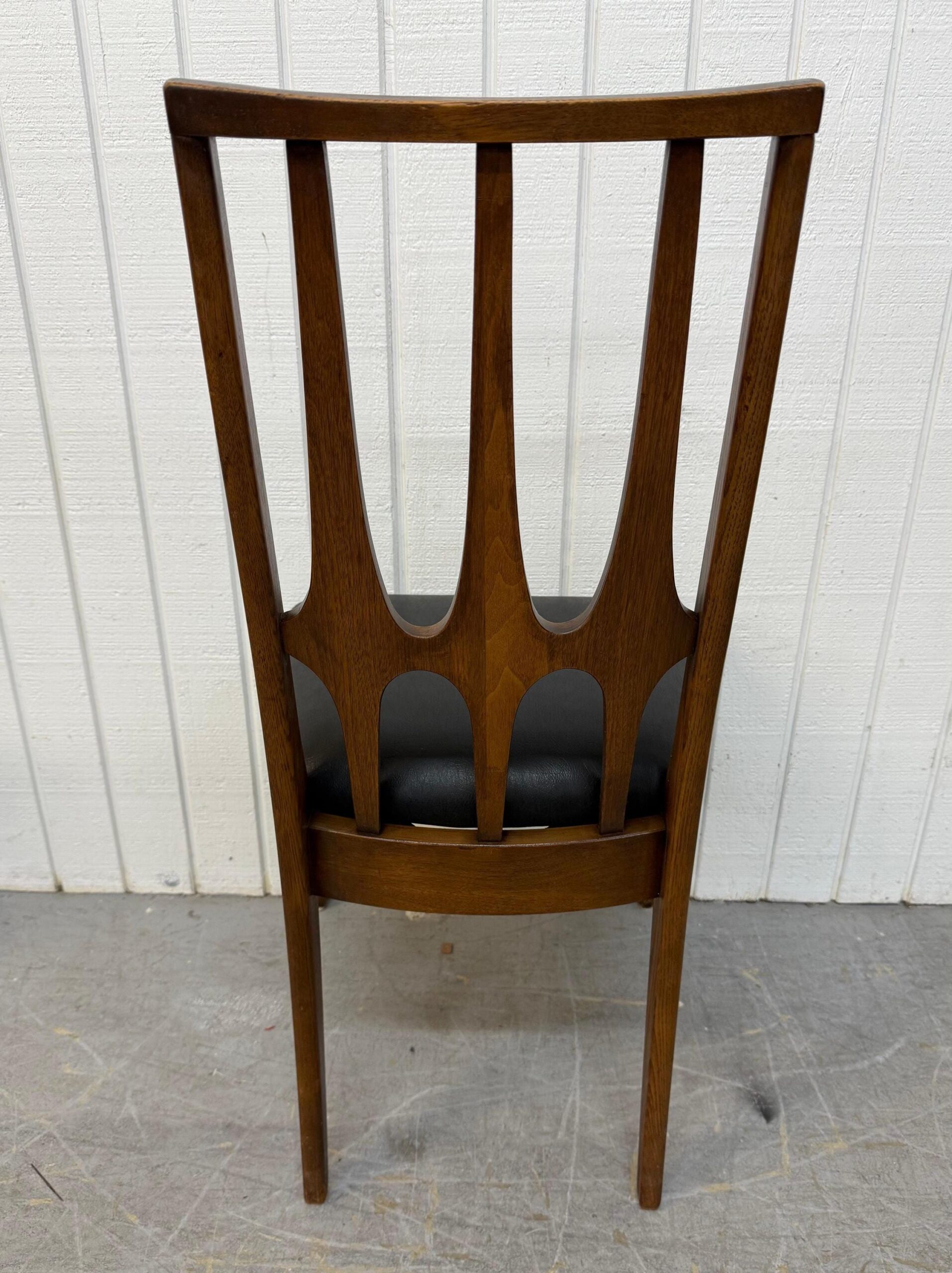 Mid-Century Modern Broyhill Brasilia Walnut Dining Chairs - Set of 6 - Image 9