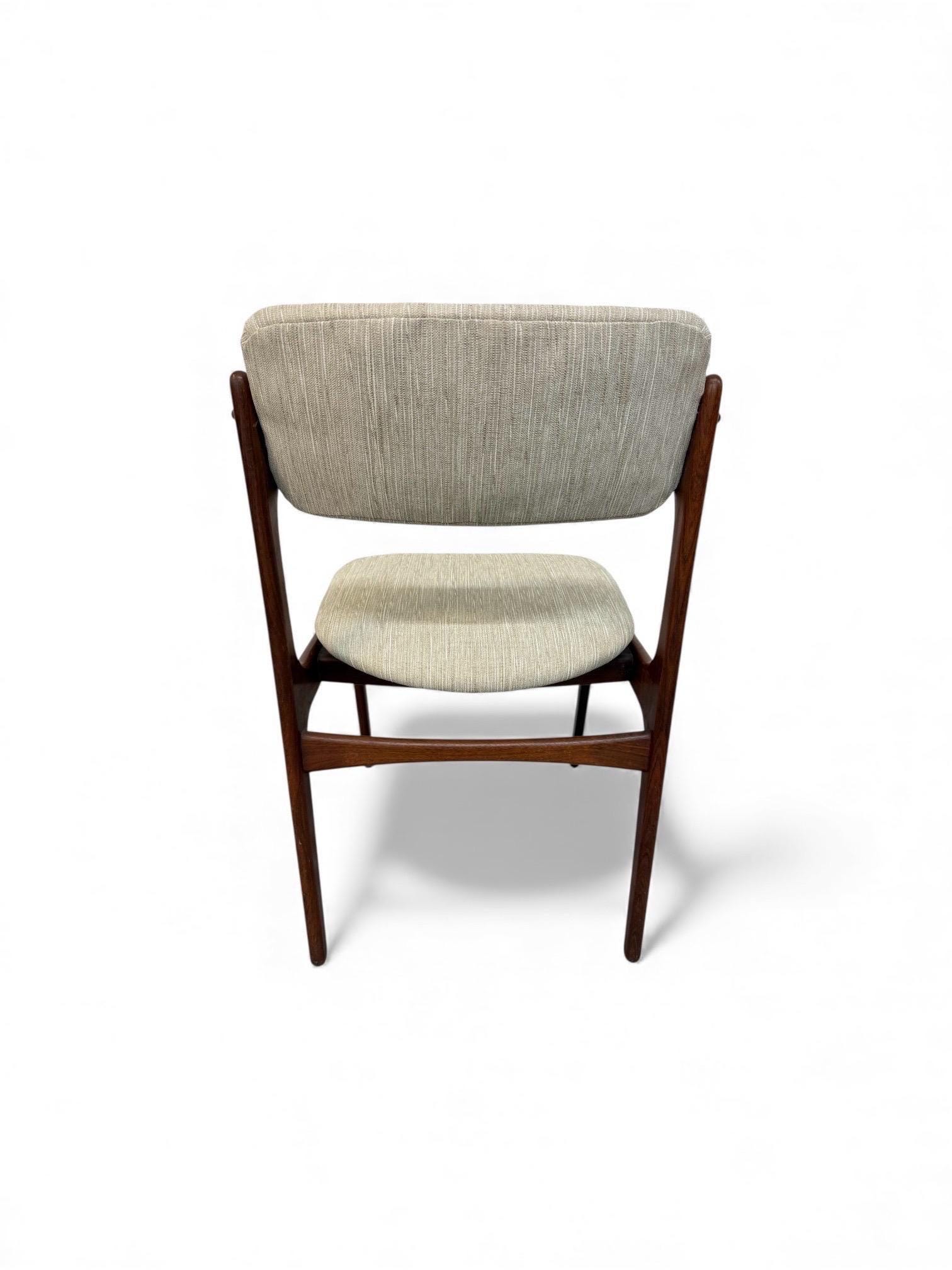 Mid-Century Danish Modern Erik Buch Rosewood Dining Chairs - Set of 6 - Image 6