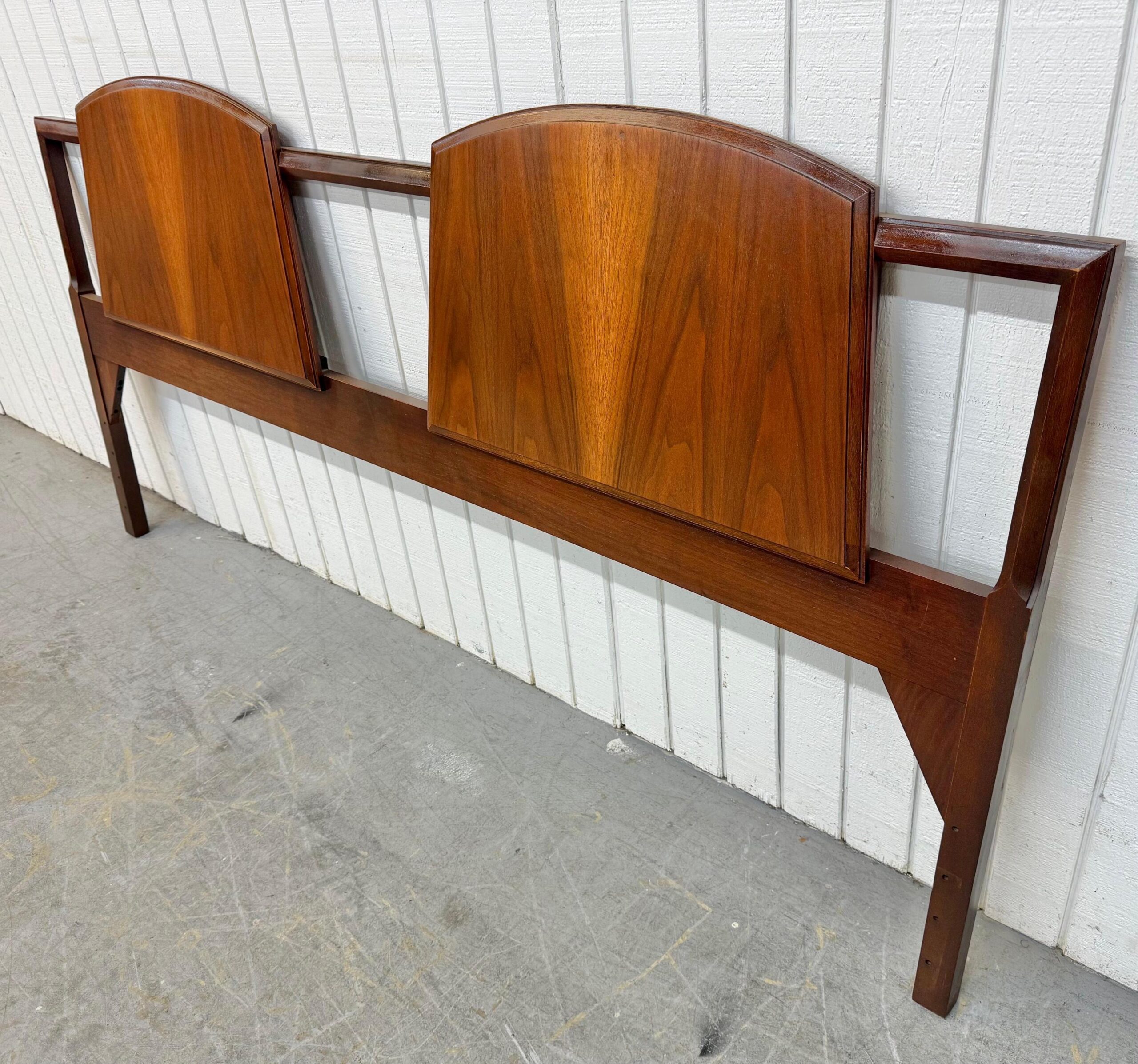 Mid-Century Modern Lane 1st Edition King Size Walnut Headboard - Image 3