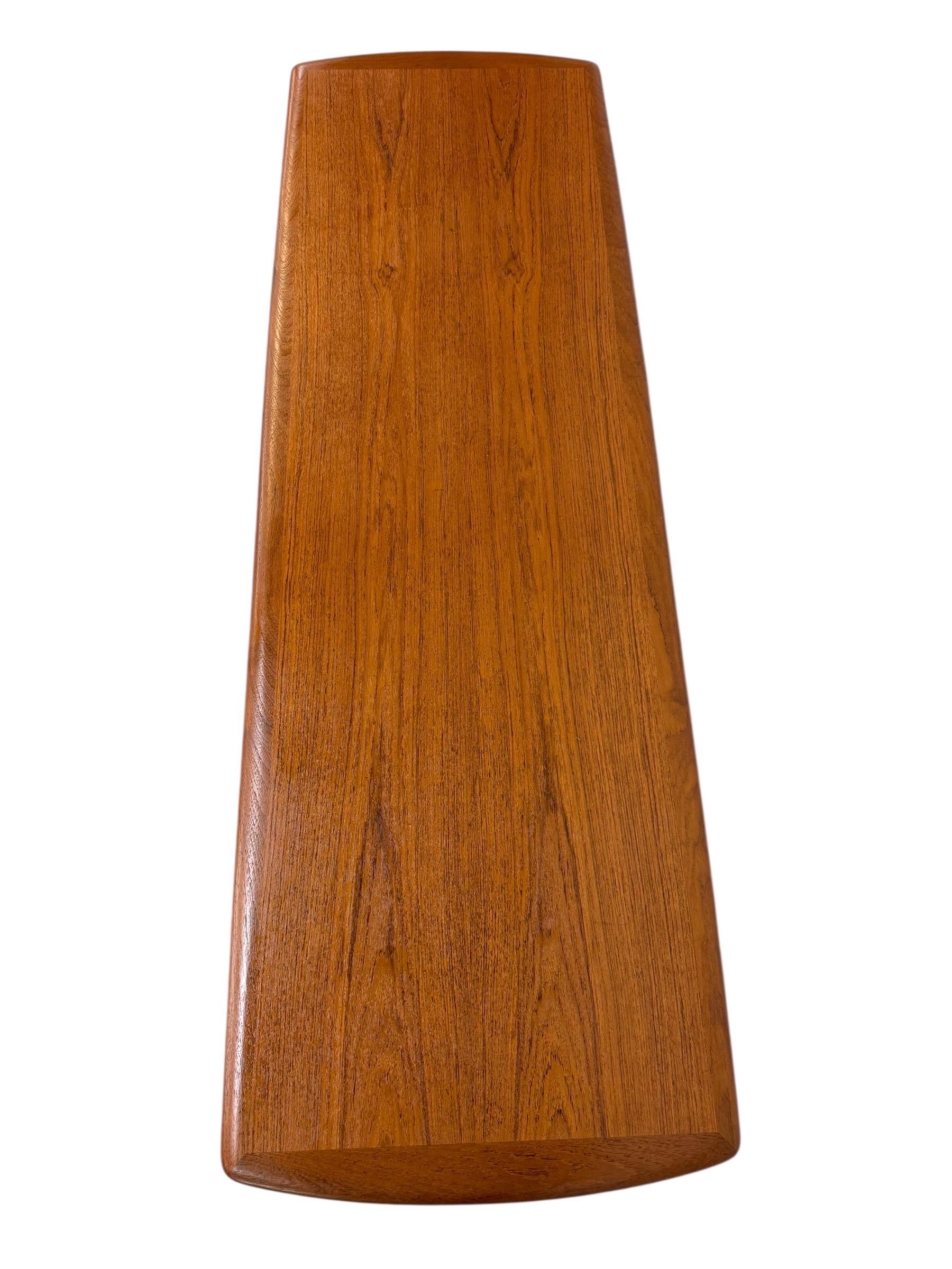 Mid-Century Danish Modern Teak Coffee Table w/Magazine Shelf - Refinished - Image 5