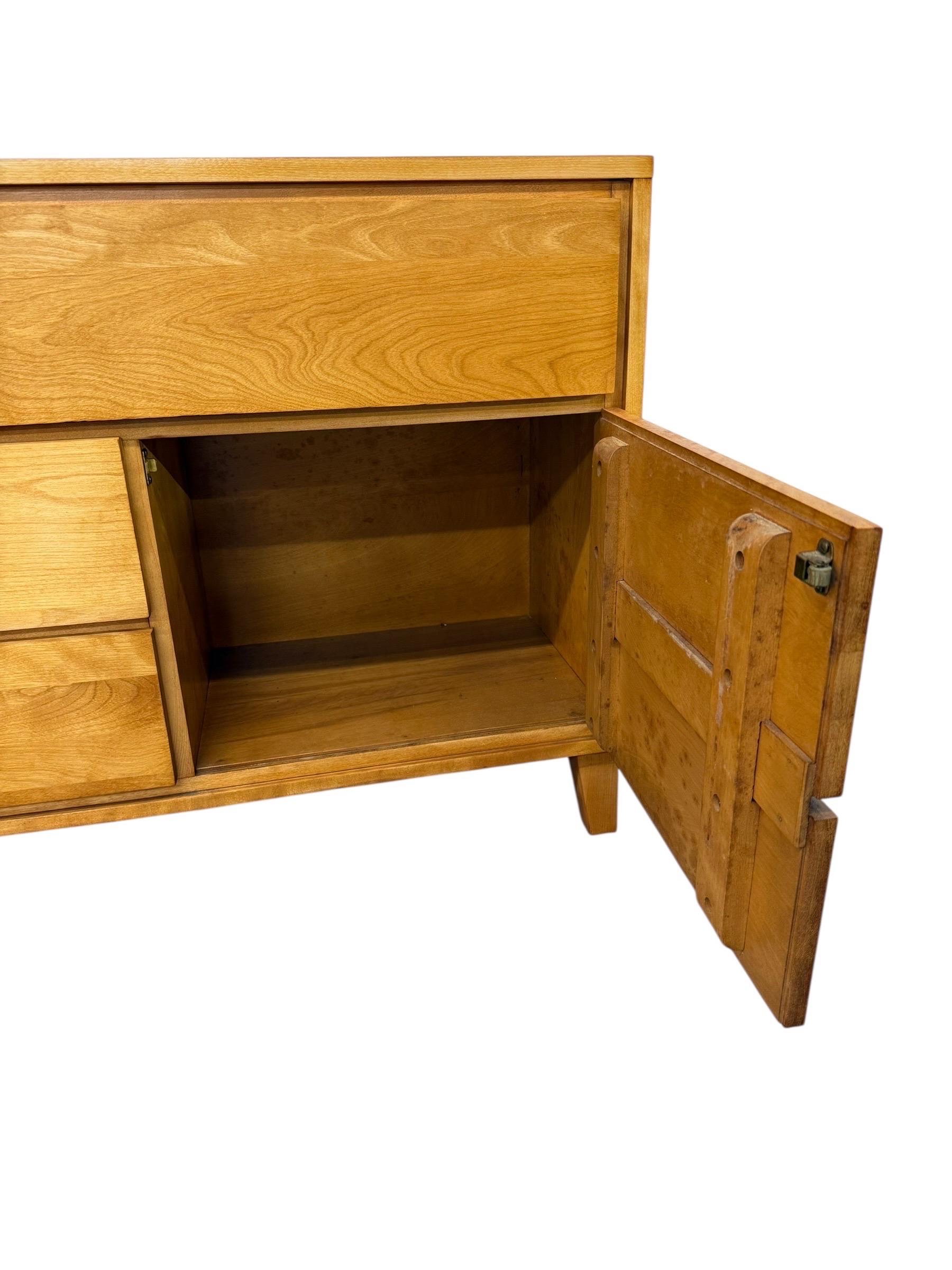 Mid-Century Modern Conant Ball Solid Maple Dressers - Set of 2 - Image 8