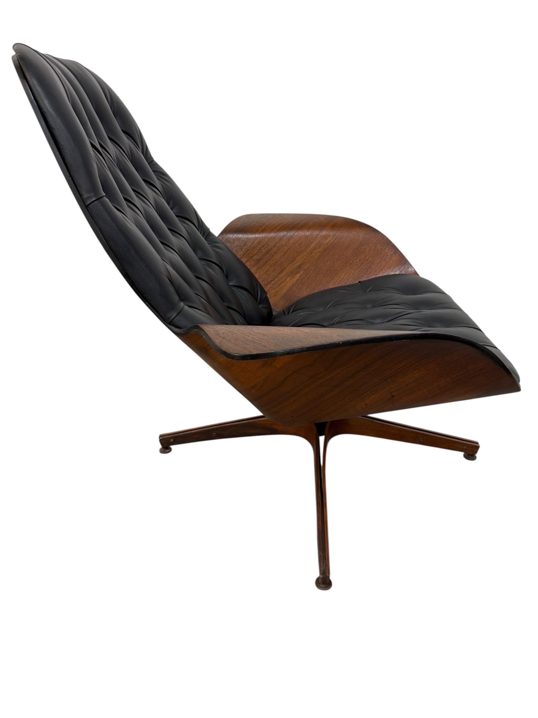 Mid-Century Modern Plycraft Mr. Chair & Ottoman - Image 4