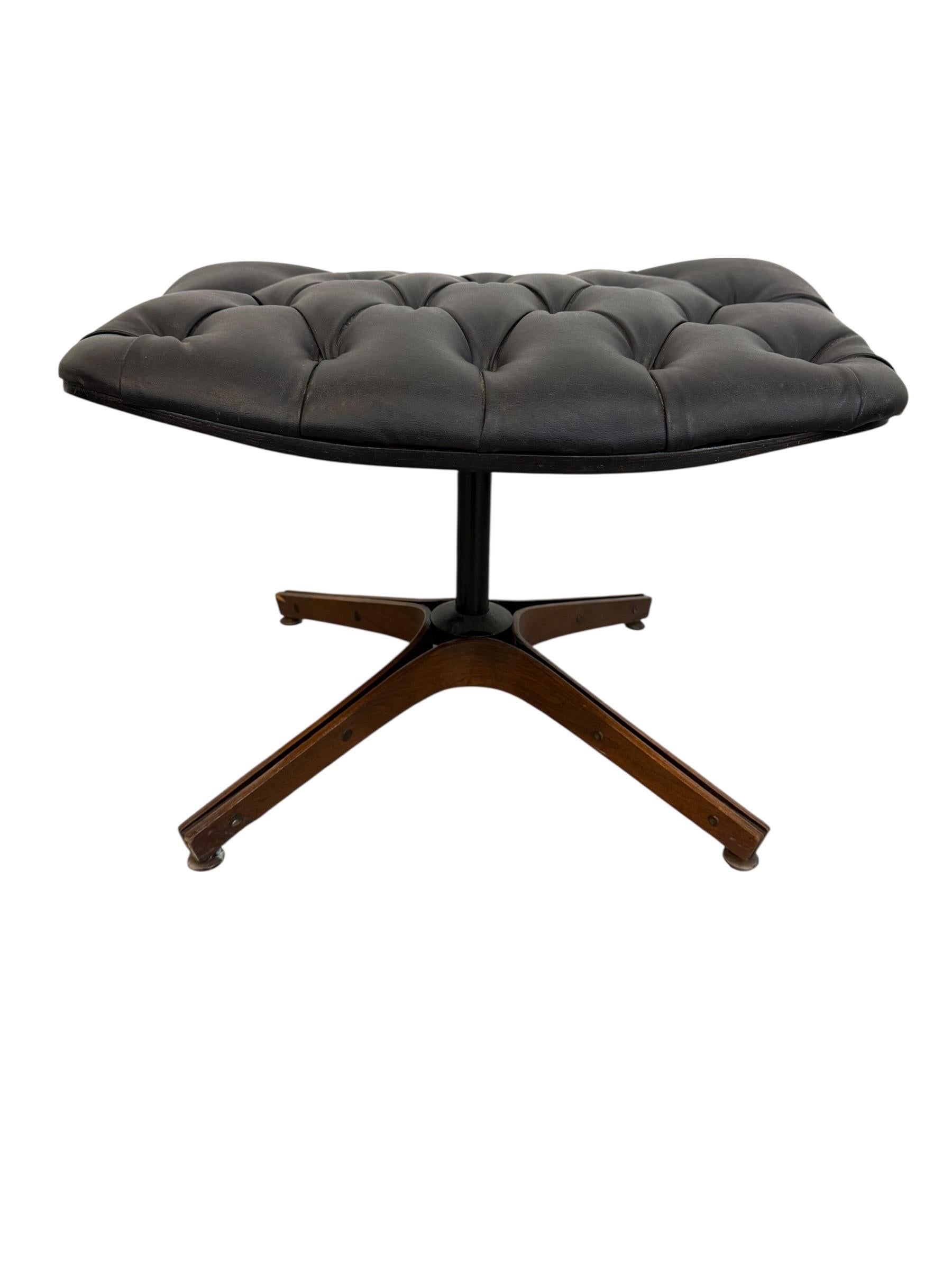 Mid-Century Modern Plycraft Mr. Chair & Ottoman - Image 9