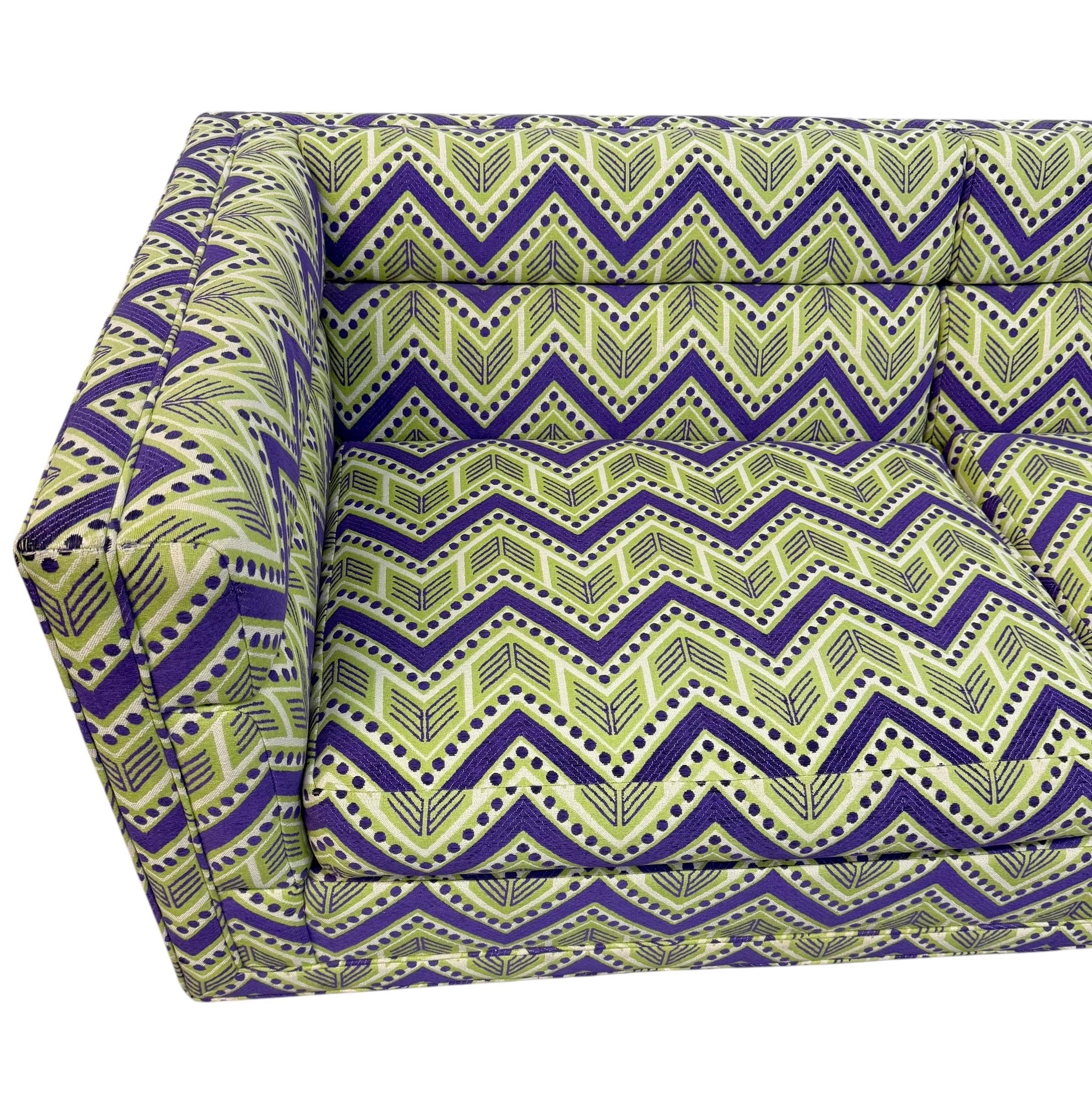 Vintage Dunbar Loveseat with Original Upholstery - Image 5