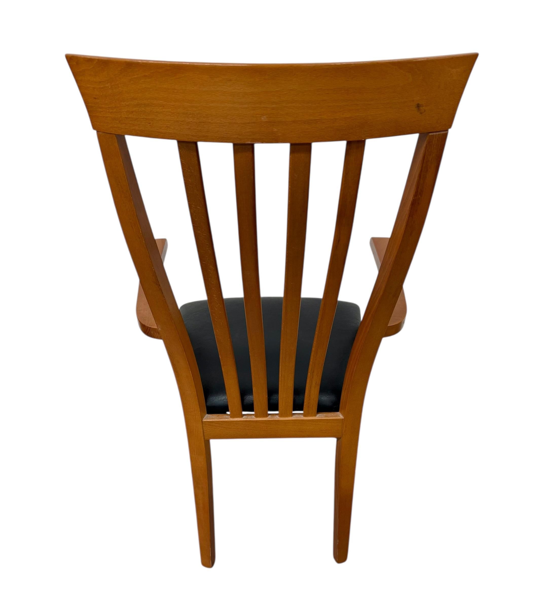 Vintage Italian Modern High-back Dining Chairs - Set of 6 - Image 10