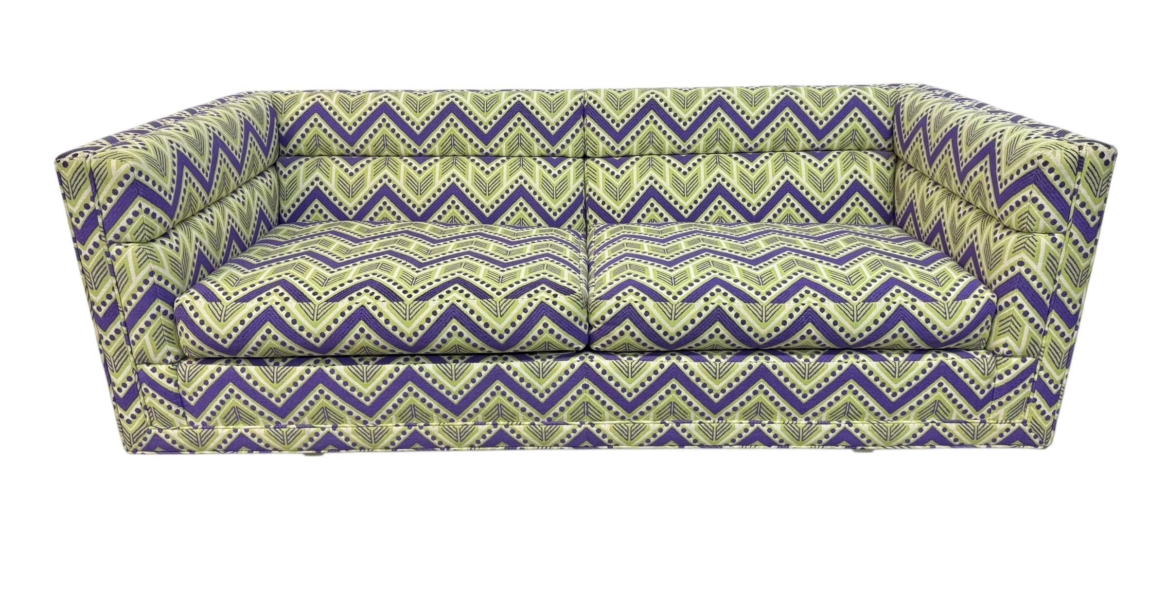 Vintage Dunbar Loveseat with Original Upholstery