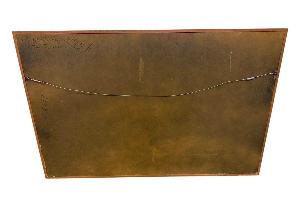 Mid-Century Modern Broyhill Walnut Wall Mirror - Image 4