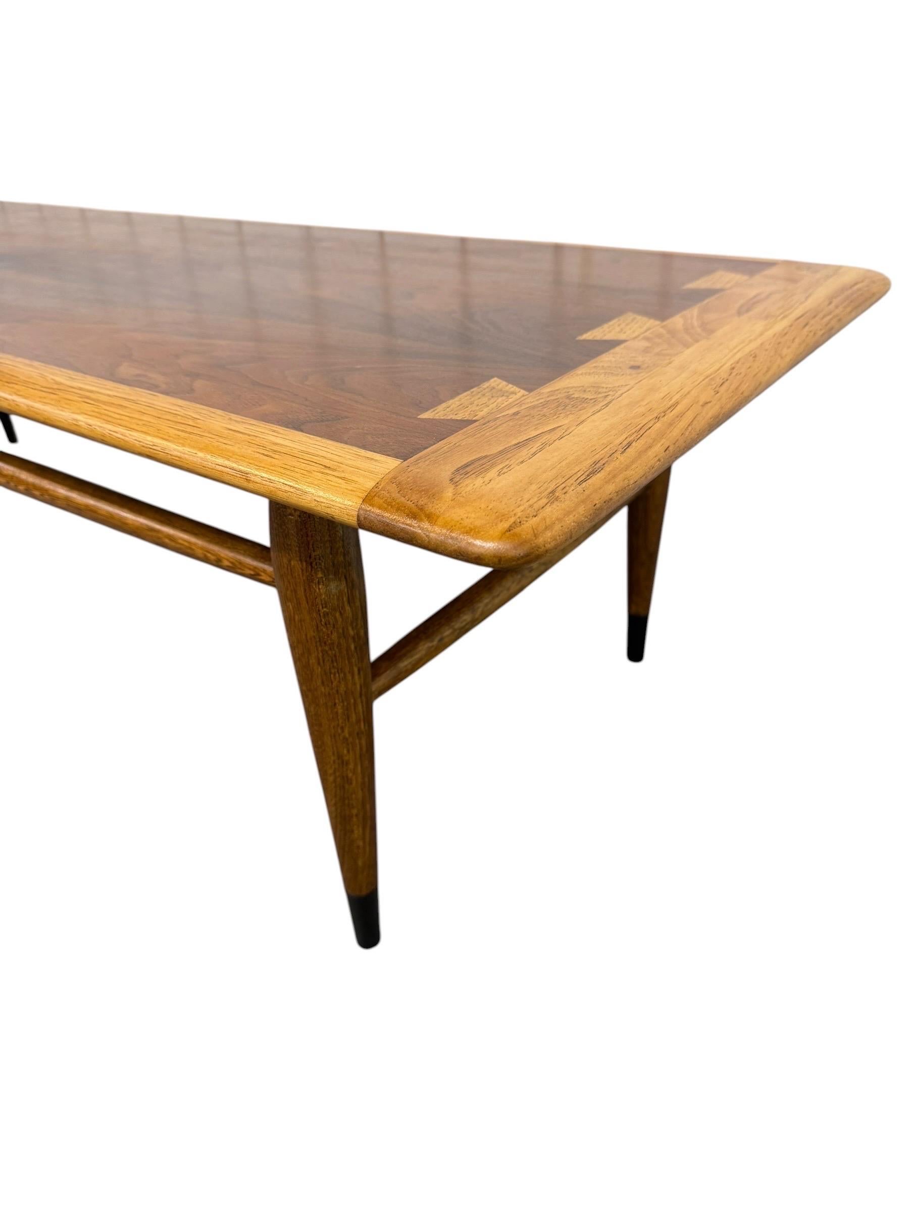 Mid-Century Modern Lane Acclaim Walnut Coffee Table - Refinished! - Image 5