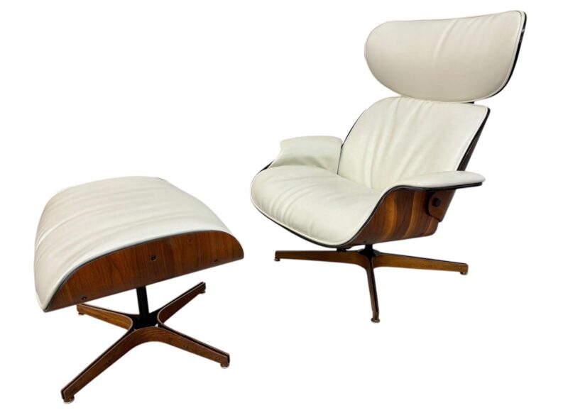 Mid-Century Modern PLYCraft Mr. Chair & Ottoman – Refinished!