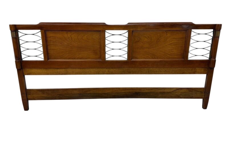 Vintage Italian Cherry Wood King Size Headboard