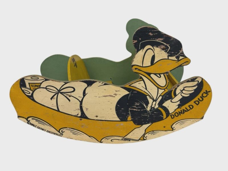 Antique Walt Disney Donald Duck Rocker – RARE!