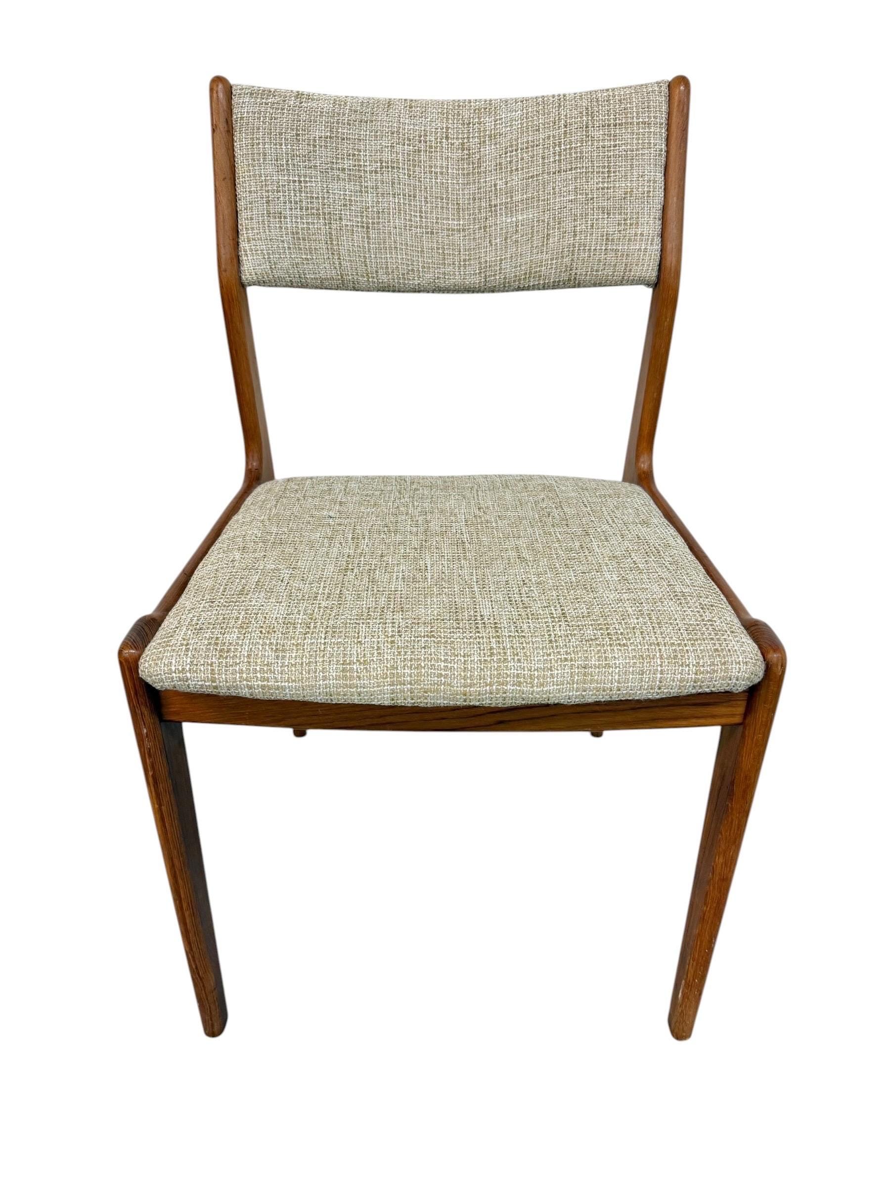 Mid-Century Danish Modern Teak Dining Chairs - Set of 6 - Image 3