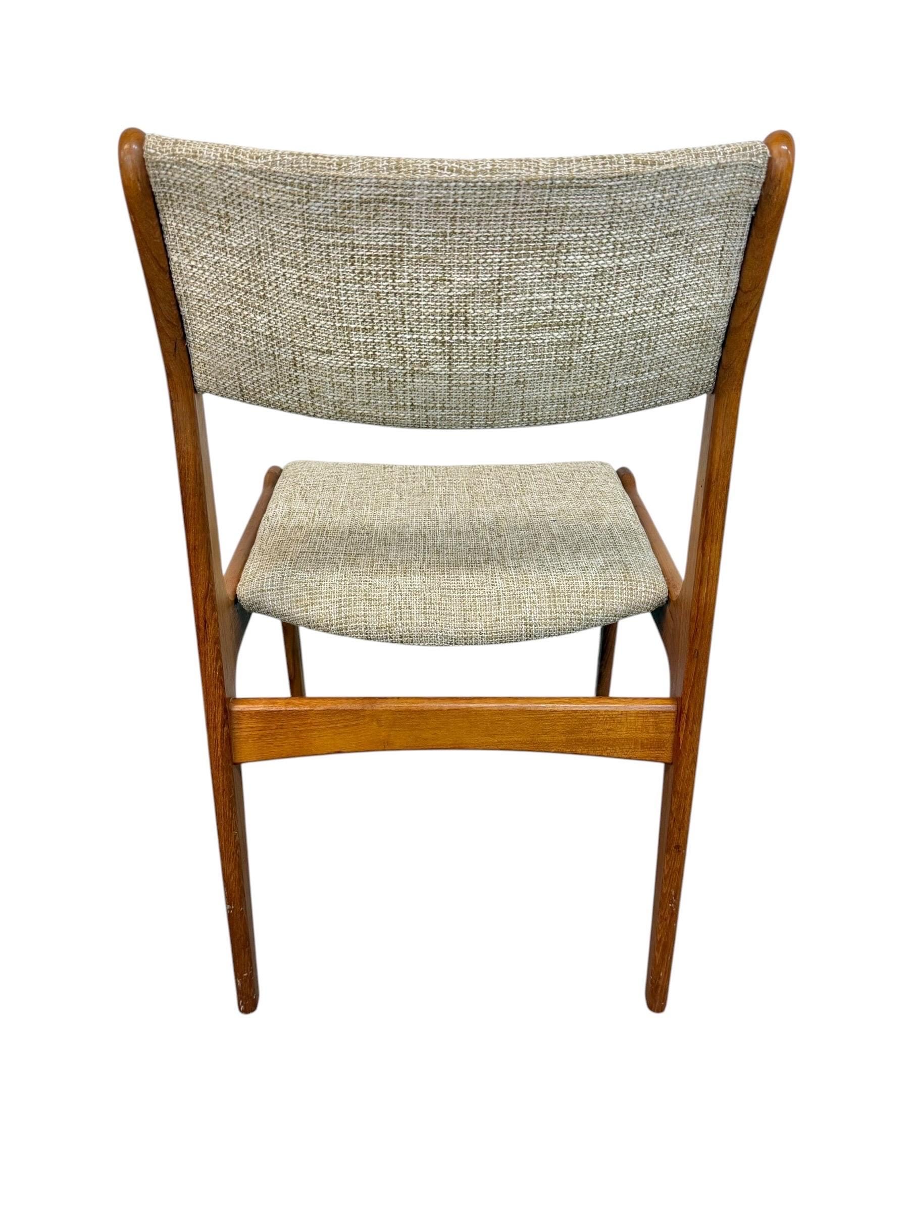 Mid-Century Danish Modern Teak Dining Chairs - Set of 6 - Image 6
