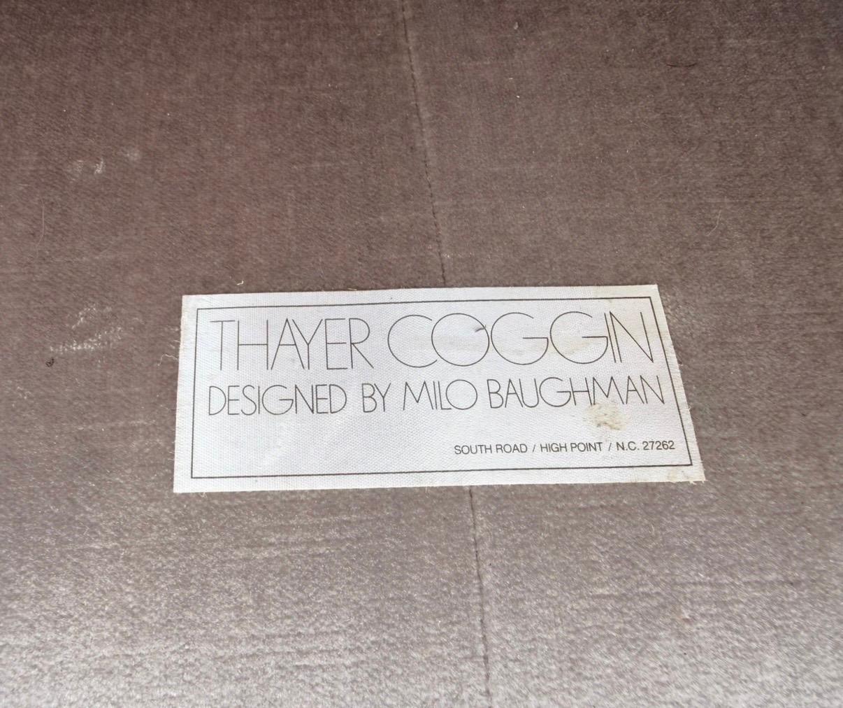Vintage Thayer Coggin for Milo Baughman Semi-Circular 3-Piece Sectional Sofa - Image 11