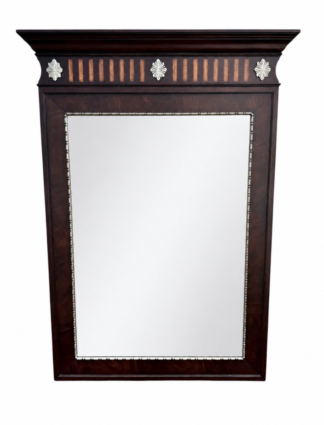Vintage Ethan Allen Mahogany Wall Mirror - Image 2