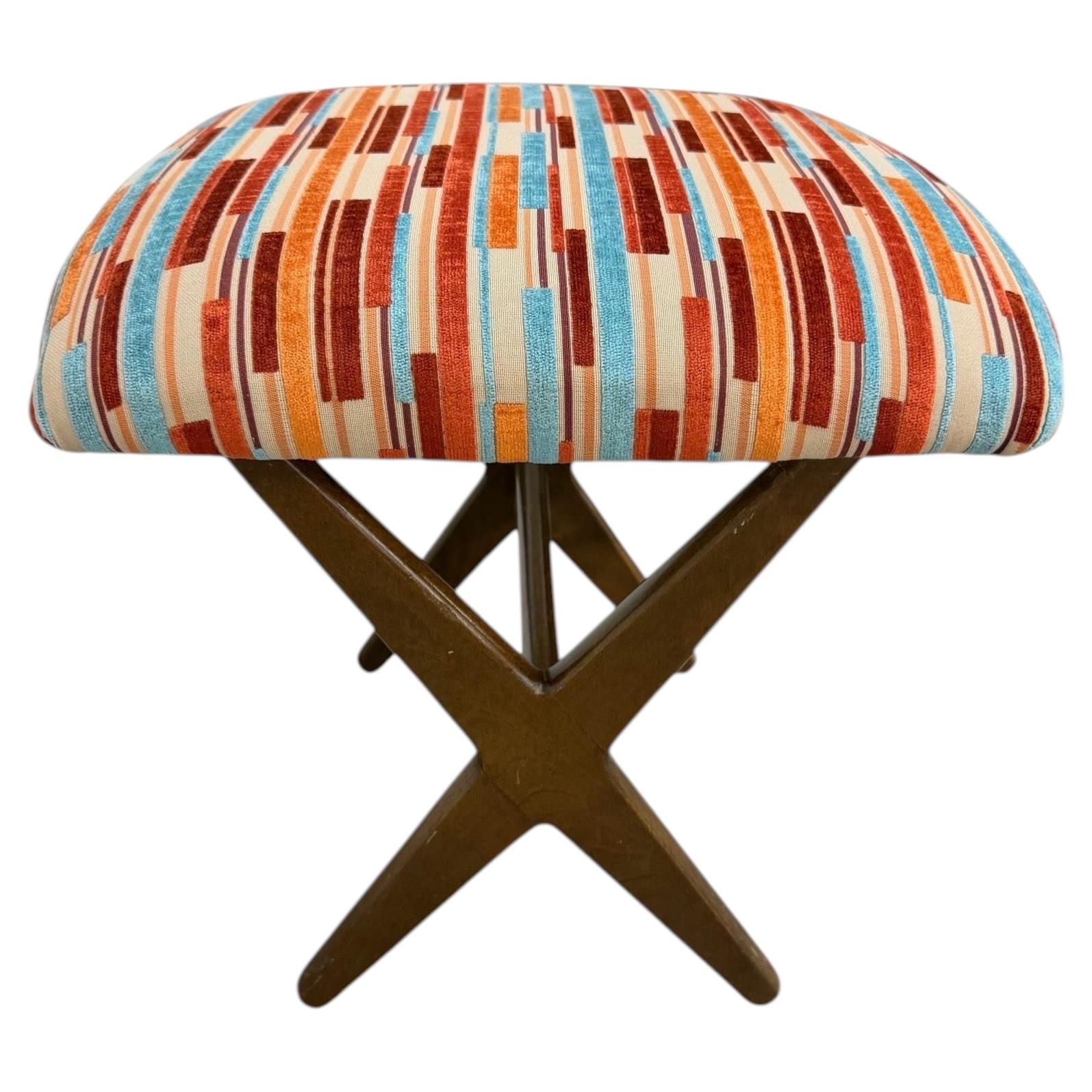 Mid-Century Danish Modern DUX Ottoman - Restored!
