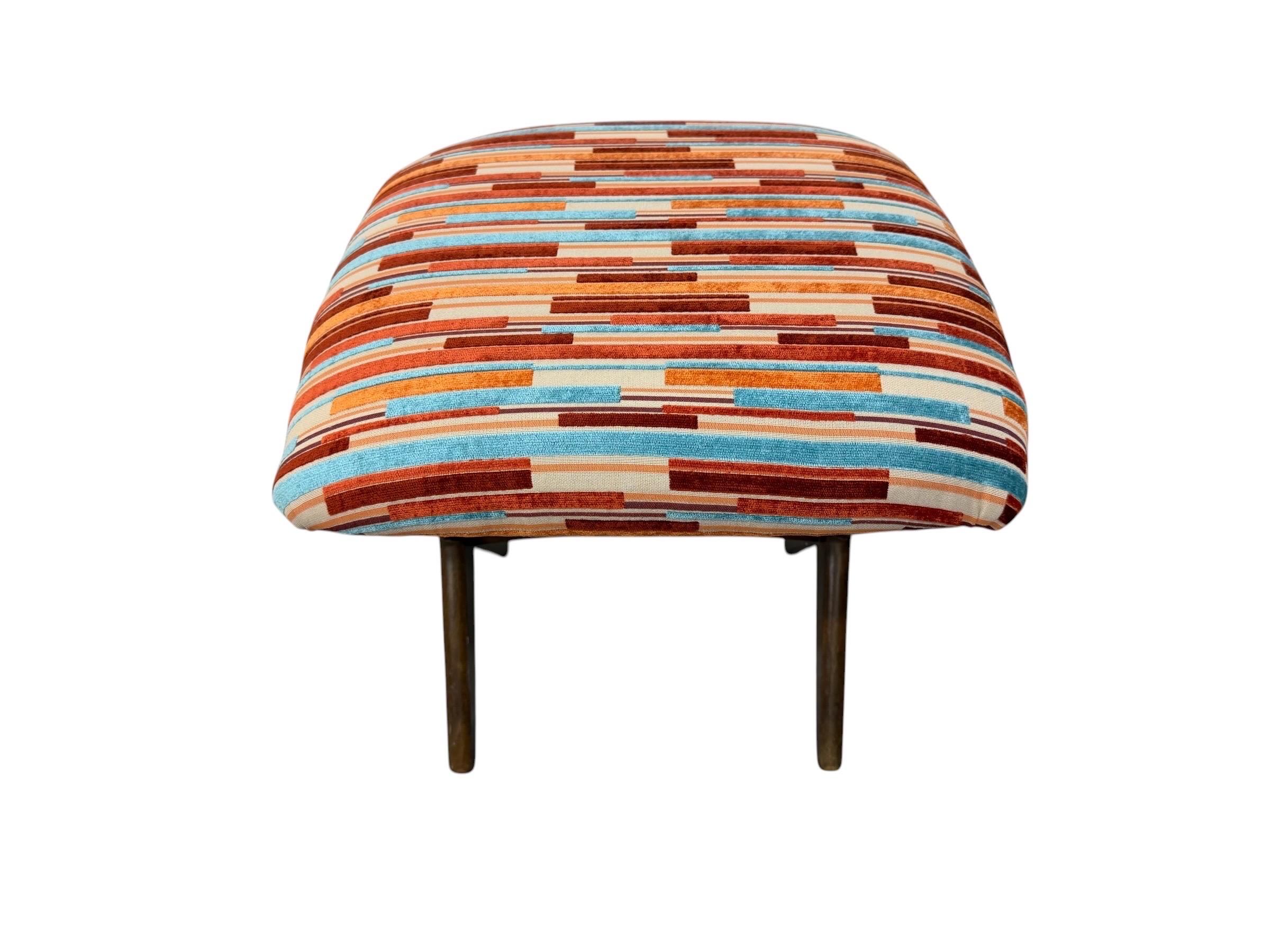 Mid-Century Danish Modern DUX Ottoman - Restored! - Image 5