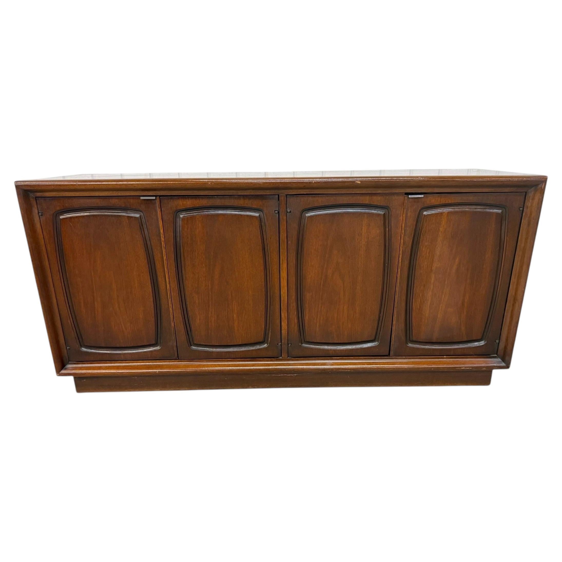 Mid-Century Modern Broyhill Emphasis Walnut Storage Cabinet