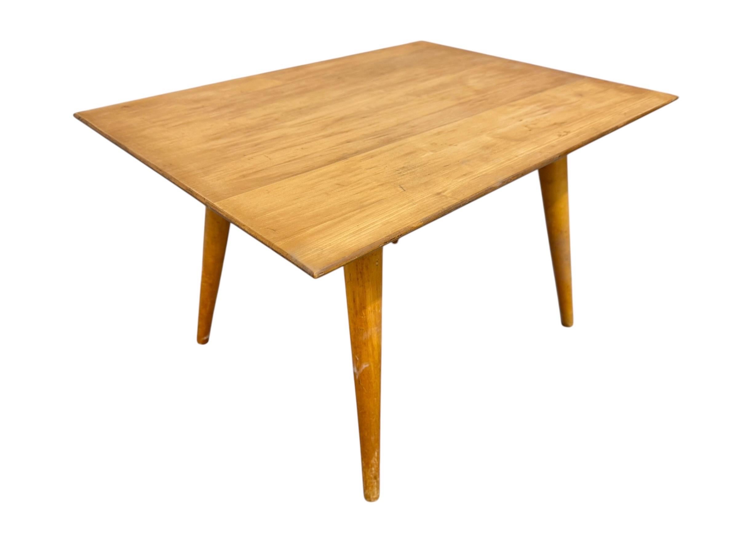 Mid-Century Modern Paul McCobb Planner Group Solid Maple Side Table - Image 2