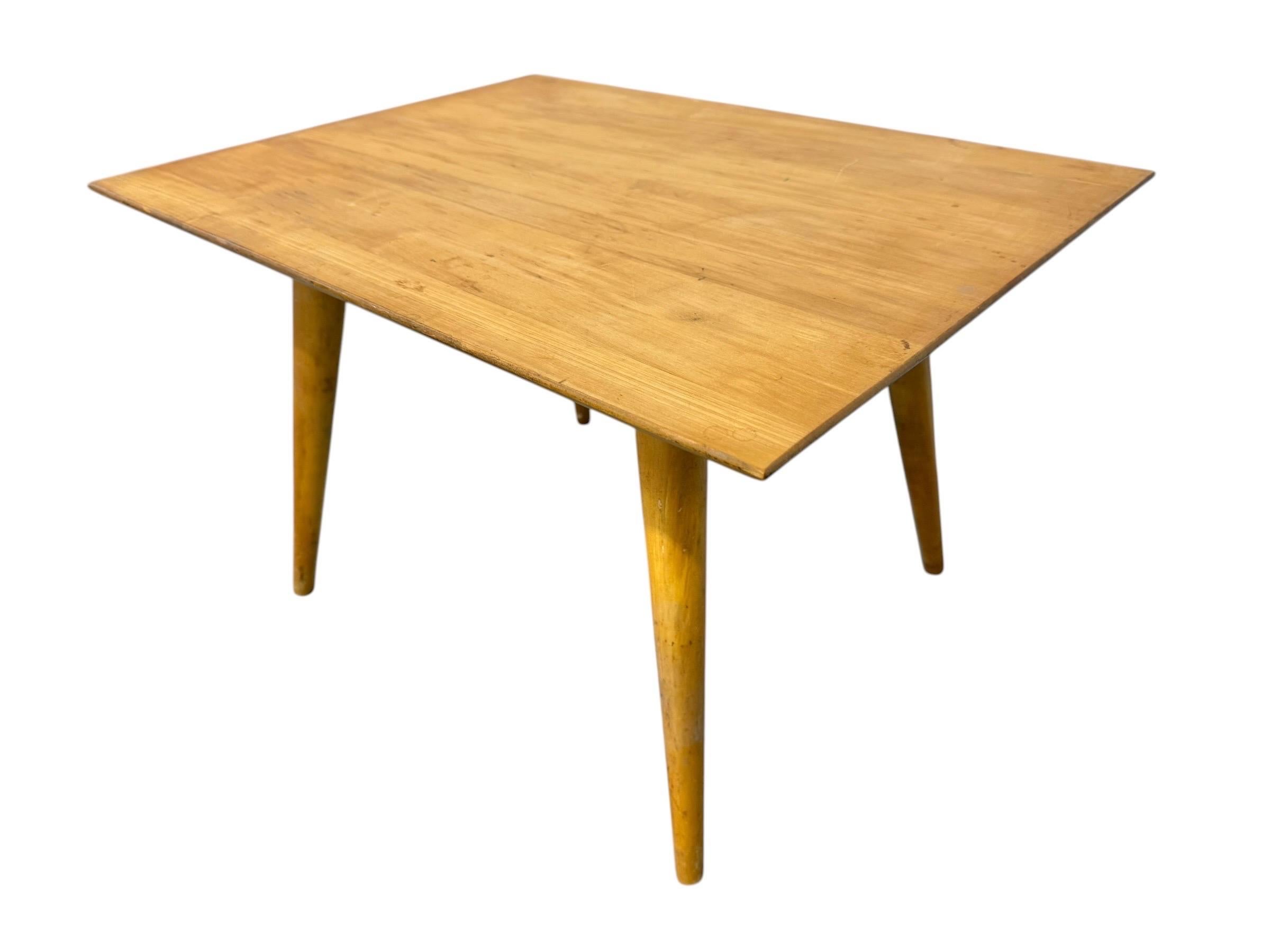 Mid-Century Modern Paul McCobb Planner Group Solid Maple Side Table - Image 3