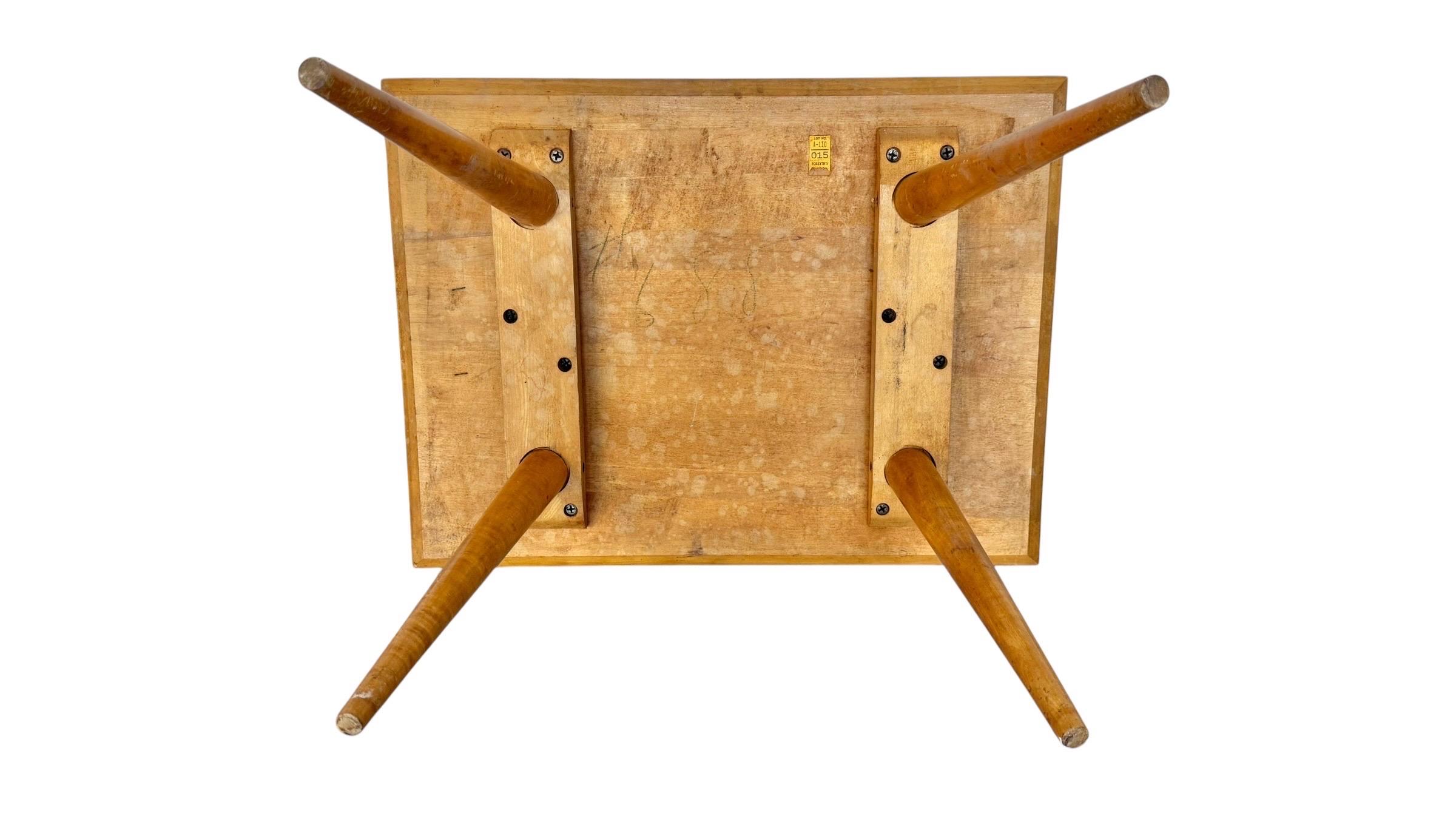 Mid-Century Modern Paul McCobb Planner Group Solid Maple Side Table - Image 6