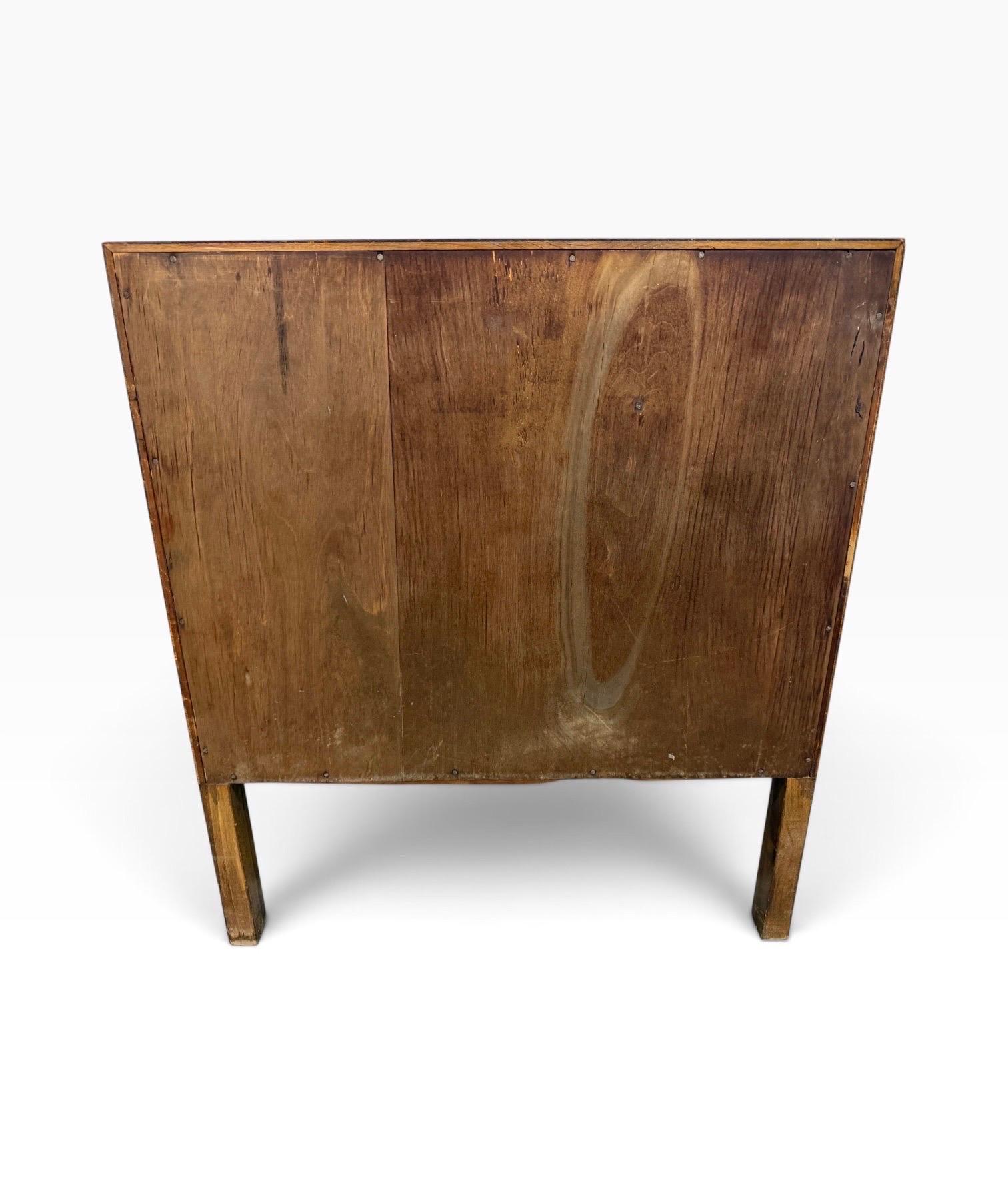 Mid-Century Modern Edmond Spence Brutalist Walnut Nightstand - Image 7