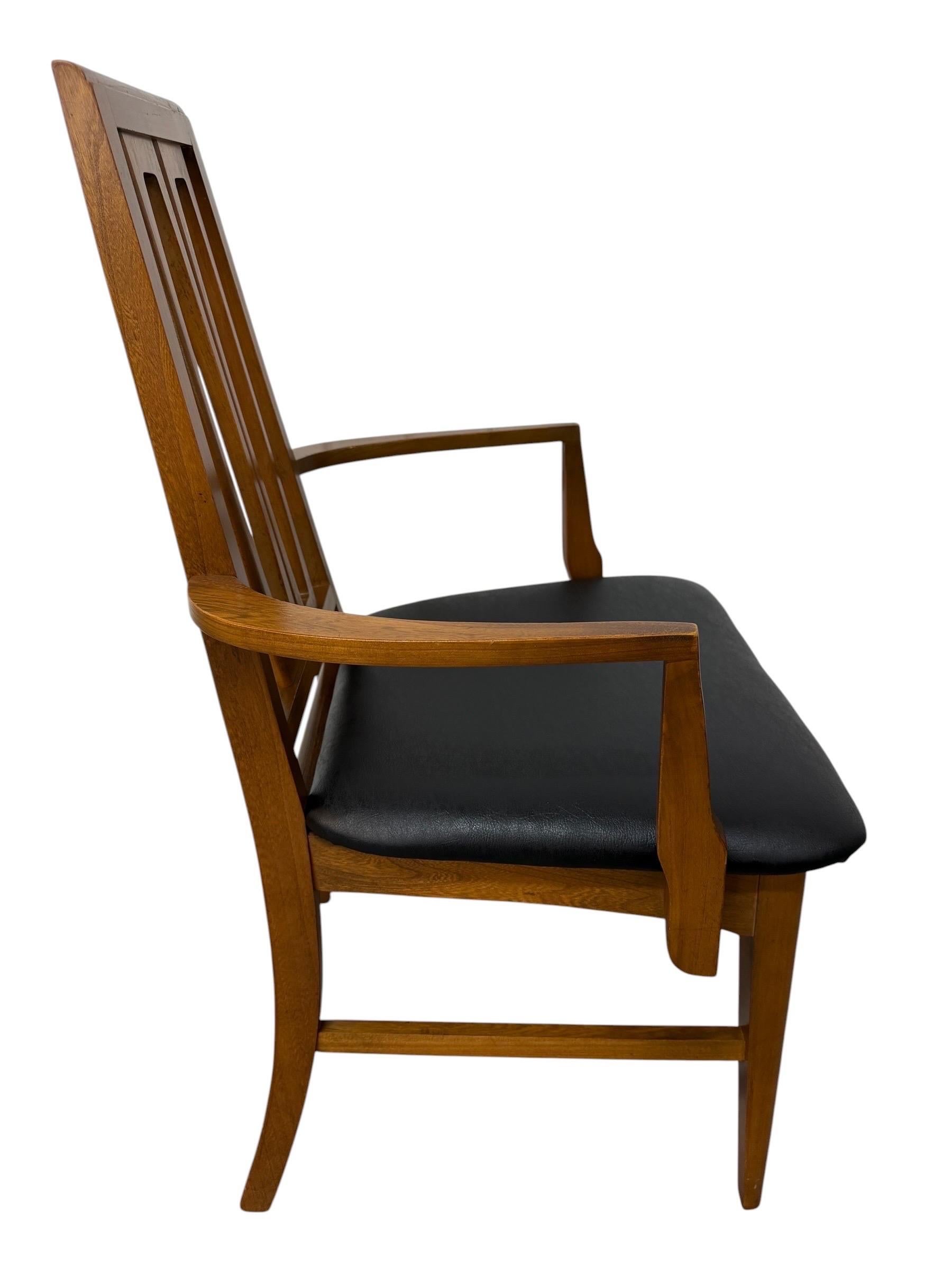 Mid-Century Modern Young MFG CO. Walnut Dining Chairs - Set of 6 - Restored! - Image 6