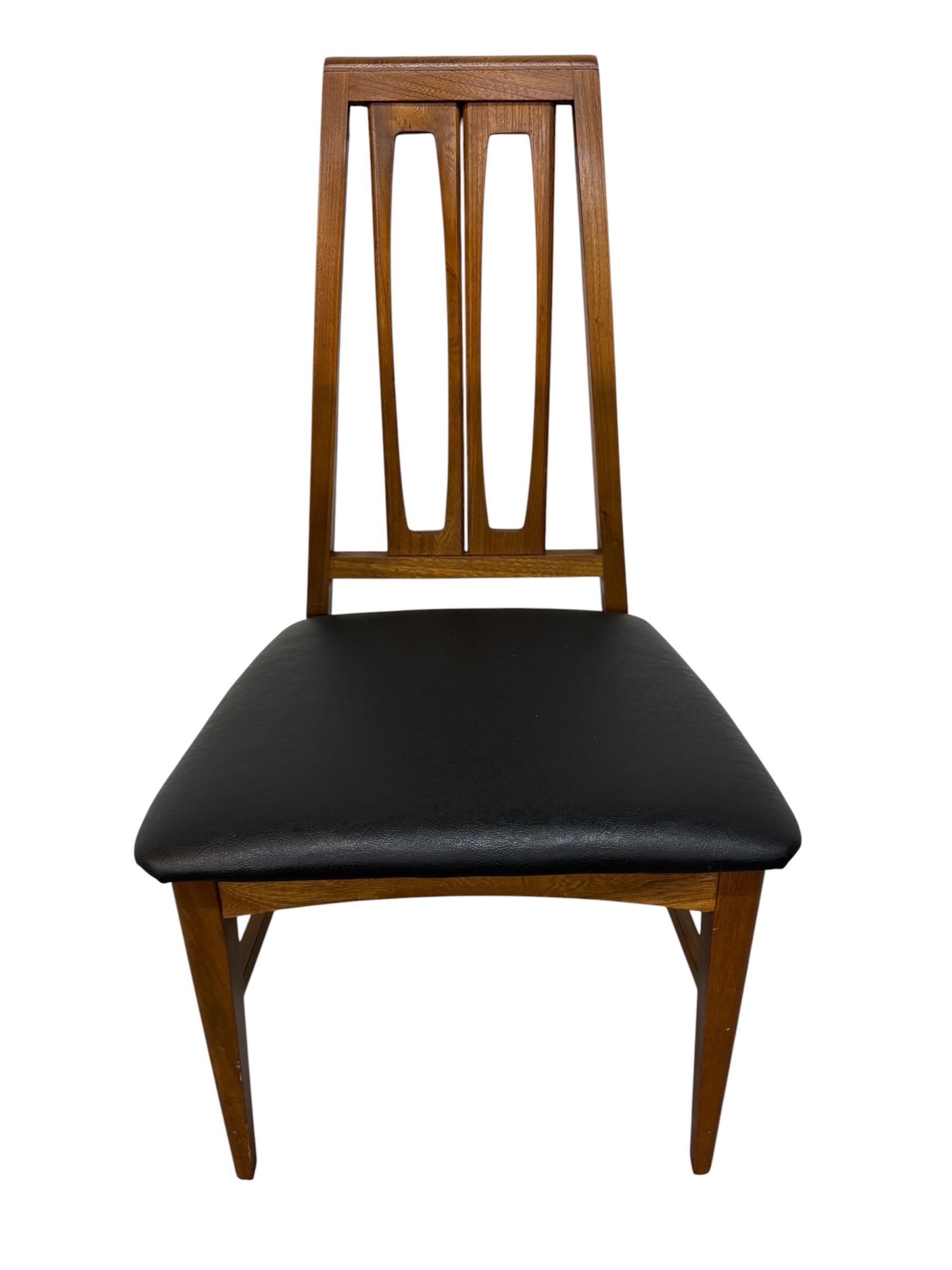 Mid-Century Modern Young MFG CO. Walnut Dining Chairs - Set of 6 - Restored! - Image 8