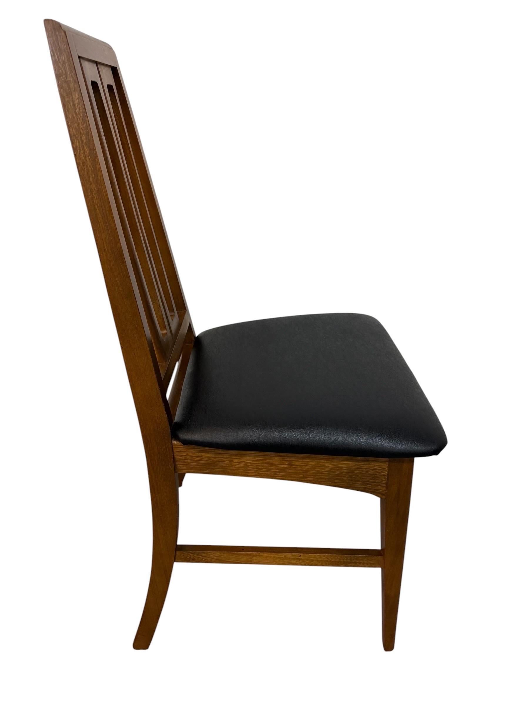 Mid-Century Modern Young MFG CO. Walnut Dining Chairs - Set of 6 - Restored! - Image 9