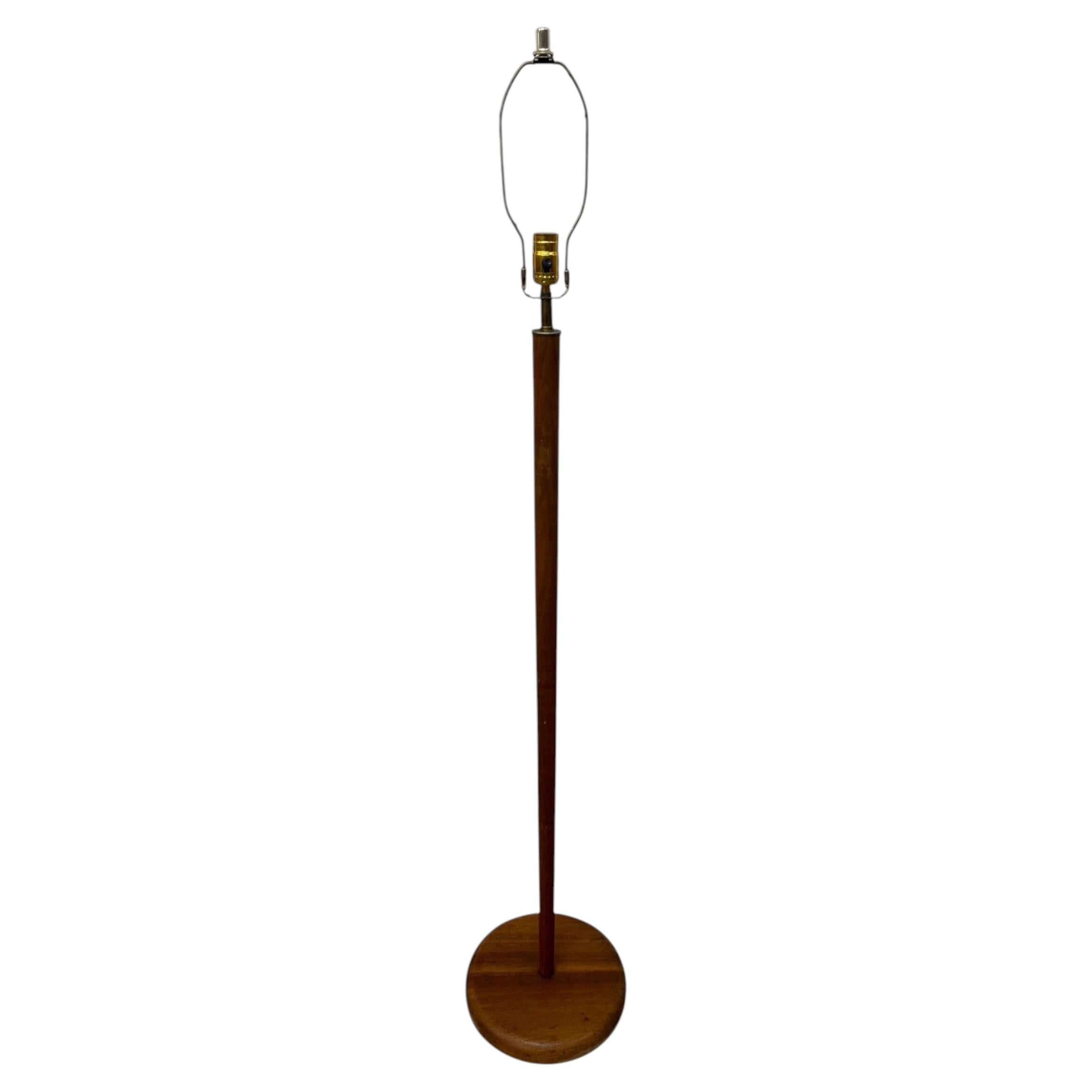 Mid-Century Danish Modern Teak Floor Lamp