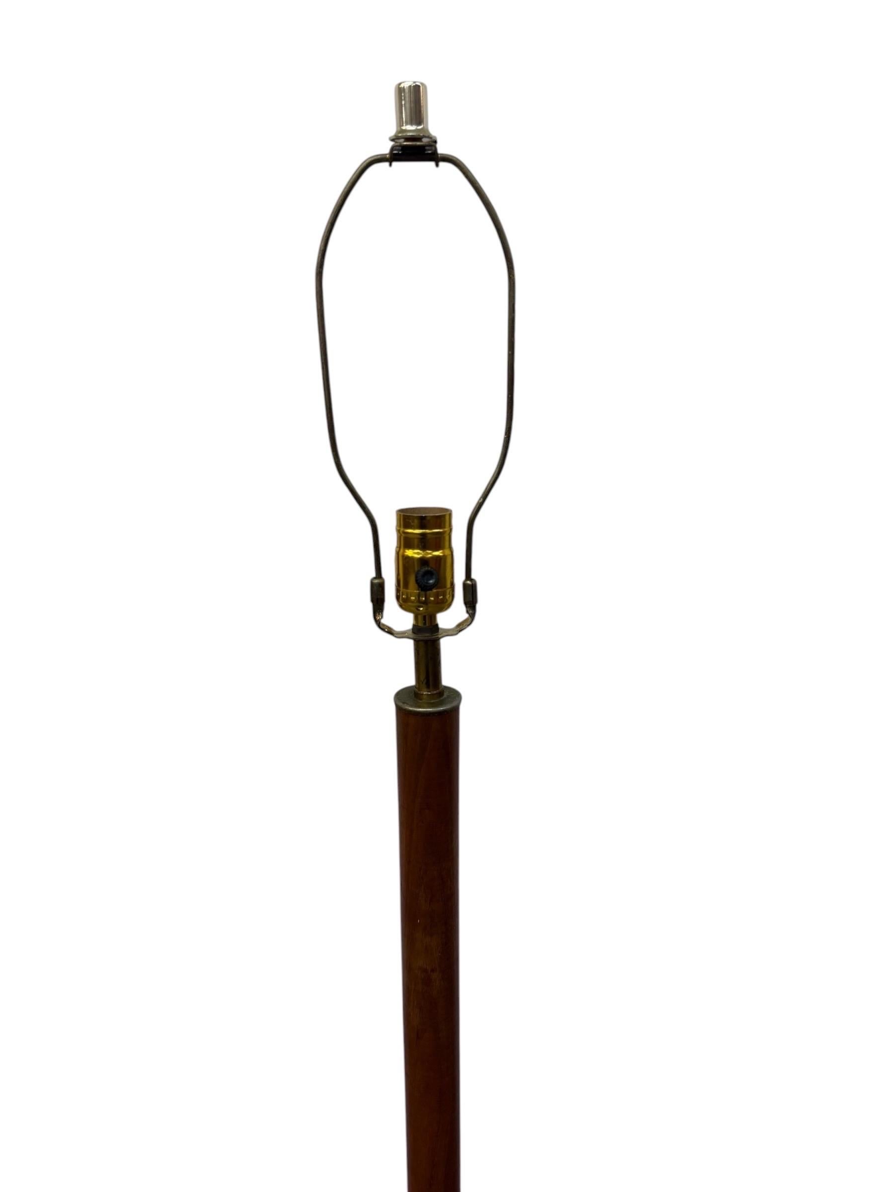 Mid-Century Danish Modern Teak Floor Lamp - Image 2