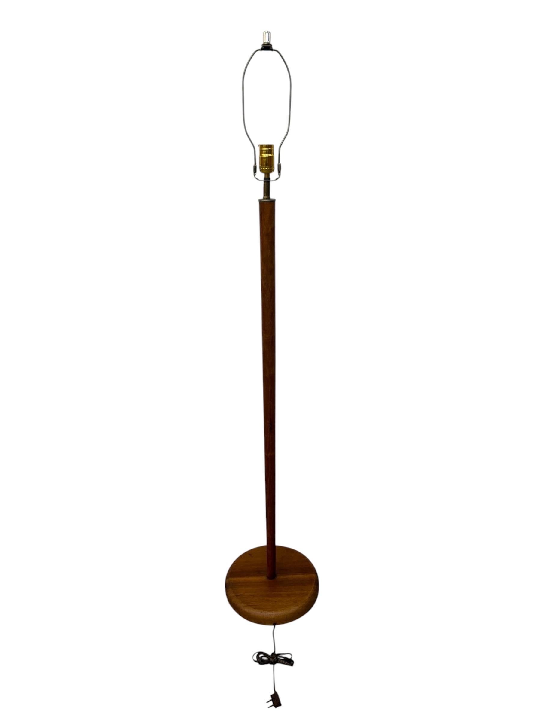 Mid-Century Danish Modern Teak Floor Lamp - Image 5