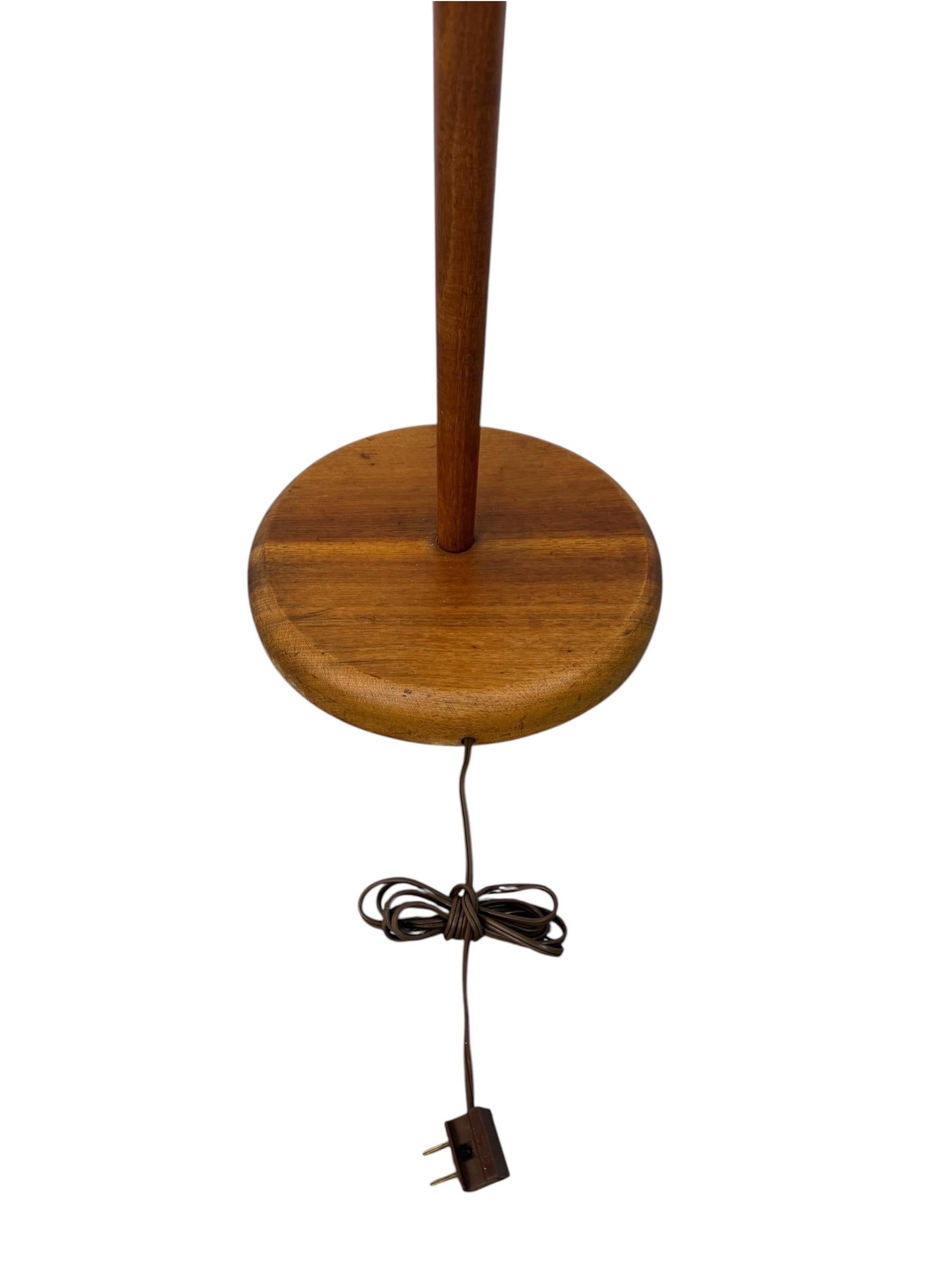 Mid-Century Danish Modern Teak Floor Lamp - Image 6