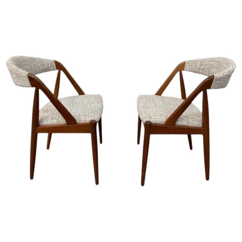 Mid-Century Danish Modern Kai Kristiansen Model 31 Teak Dining Chairs – Set of 2