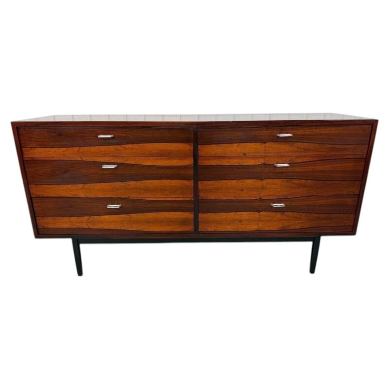 Mid-Century Danish Modern Rosewood Dresser – Refinished!