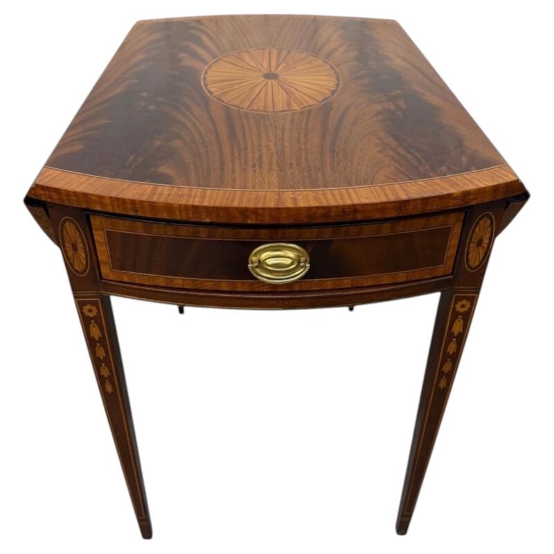 Vintage Council Craftsman Mahogany Pembroke Side Table – Refinished!