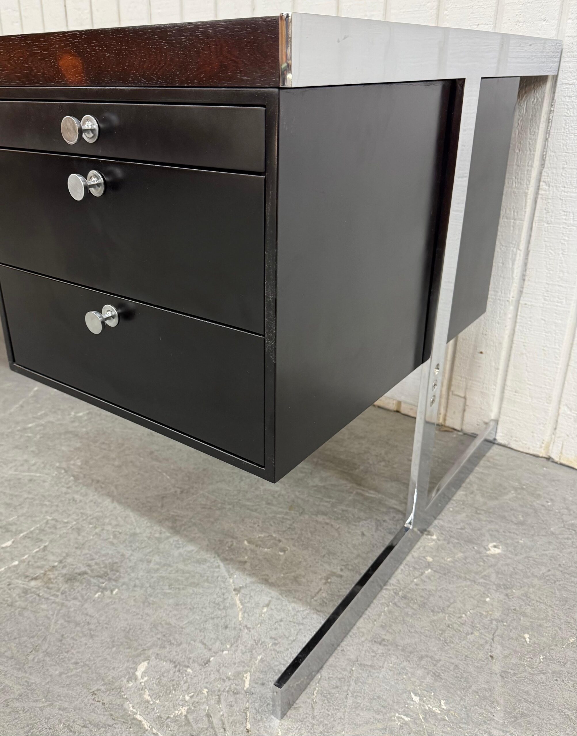 Mid-Century Modern Hugh Acton Style Rosewood Executive Desk - Image 7