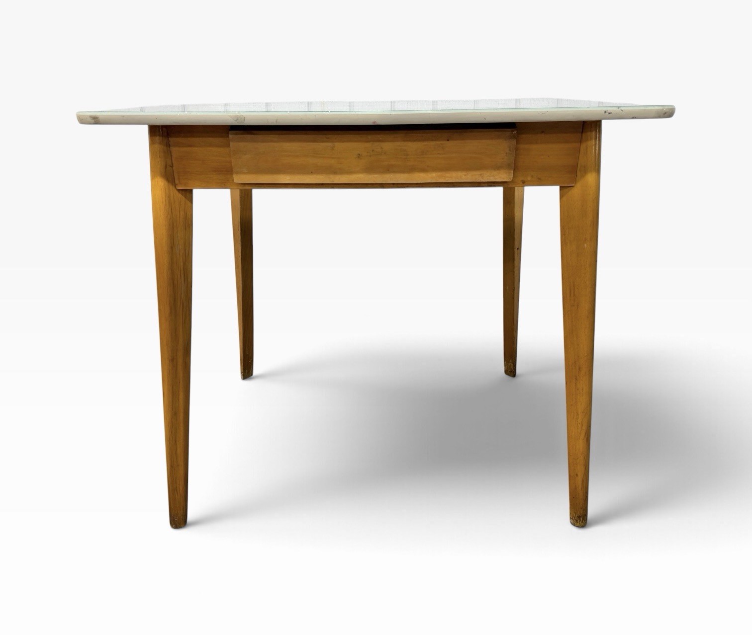 Mid-Century Modern Heywood Wakefield Style Arts & Crafts Writing Desk Work Table - Image 4
