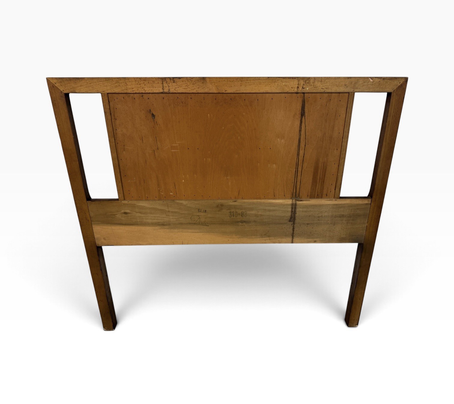Mid-Century Modern Twin Size Walnut Headboard - Image 4