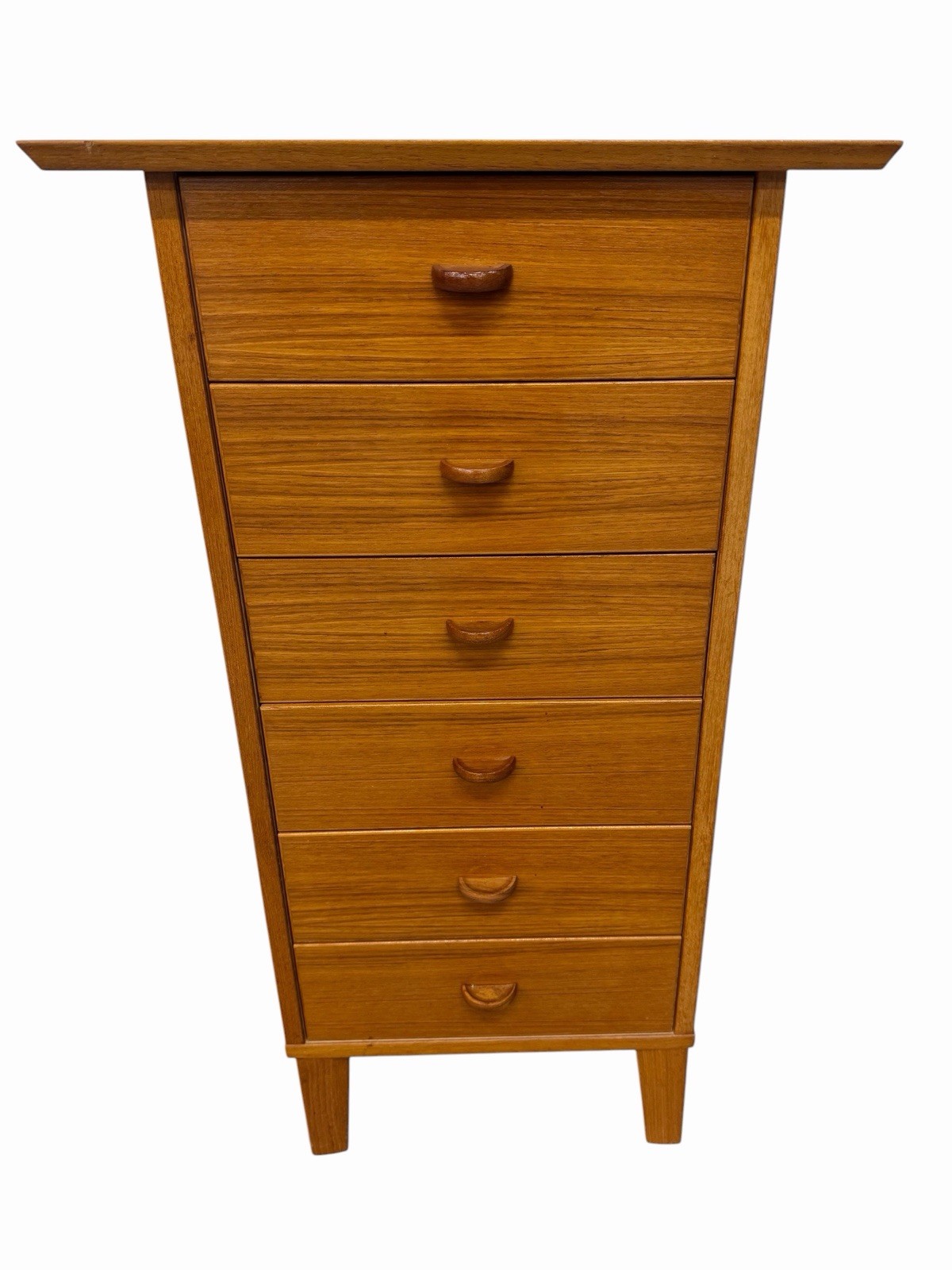 Vintage Danish Modern Petite 6-Drawer Teak Lingerie Chest - Image 2
