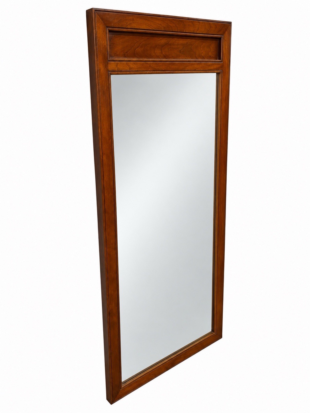 Vintage Ethan Allen Cherry Wood Wall Mirror - Image 2