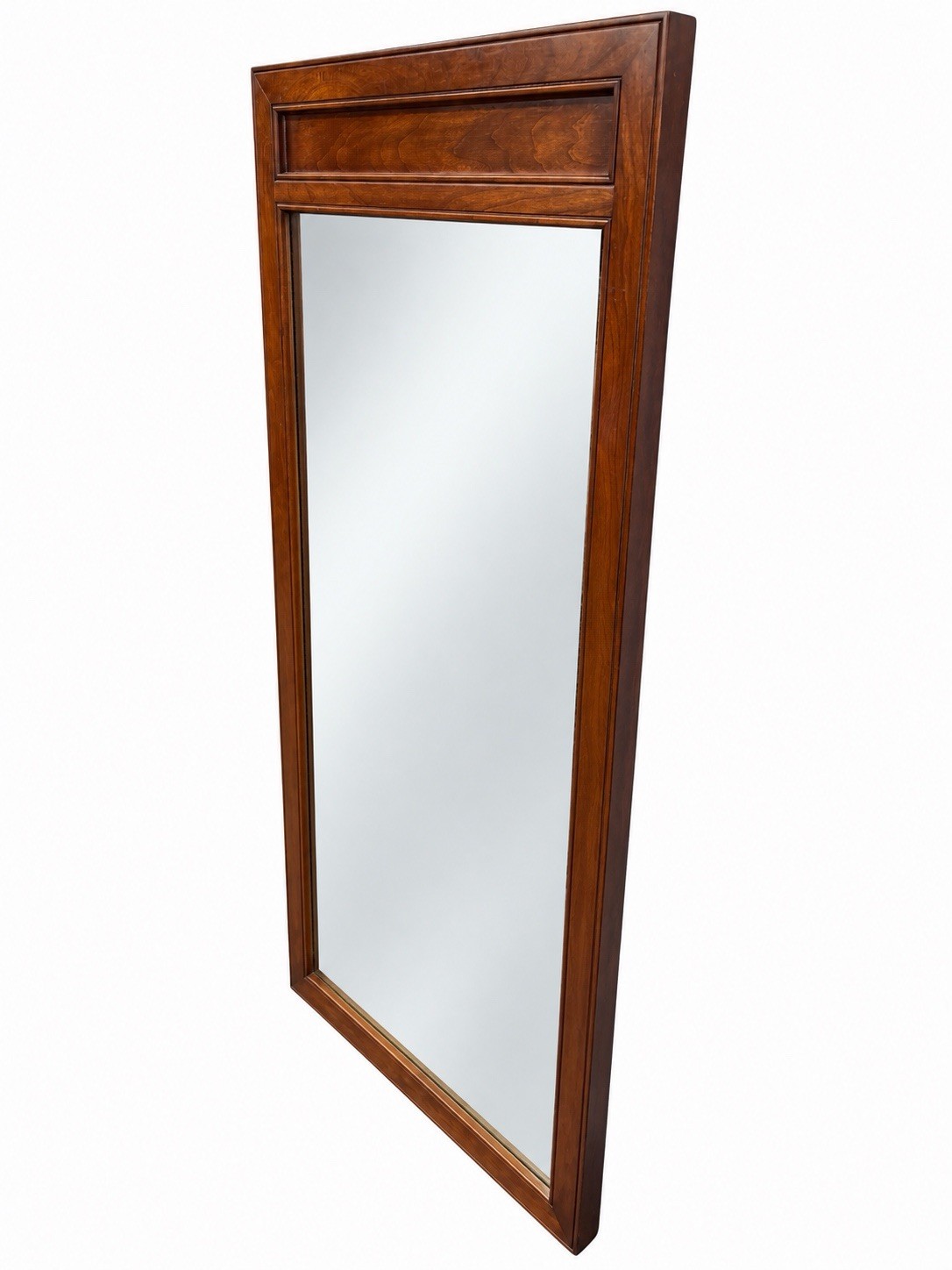 Vintage Ethan Allen Cherry Wood Wall Mirror - Image 3